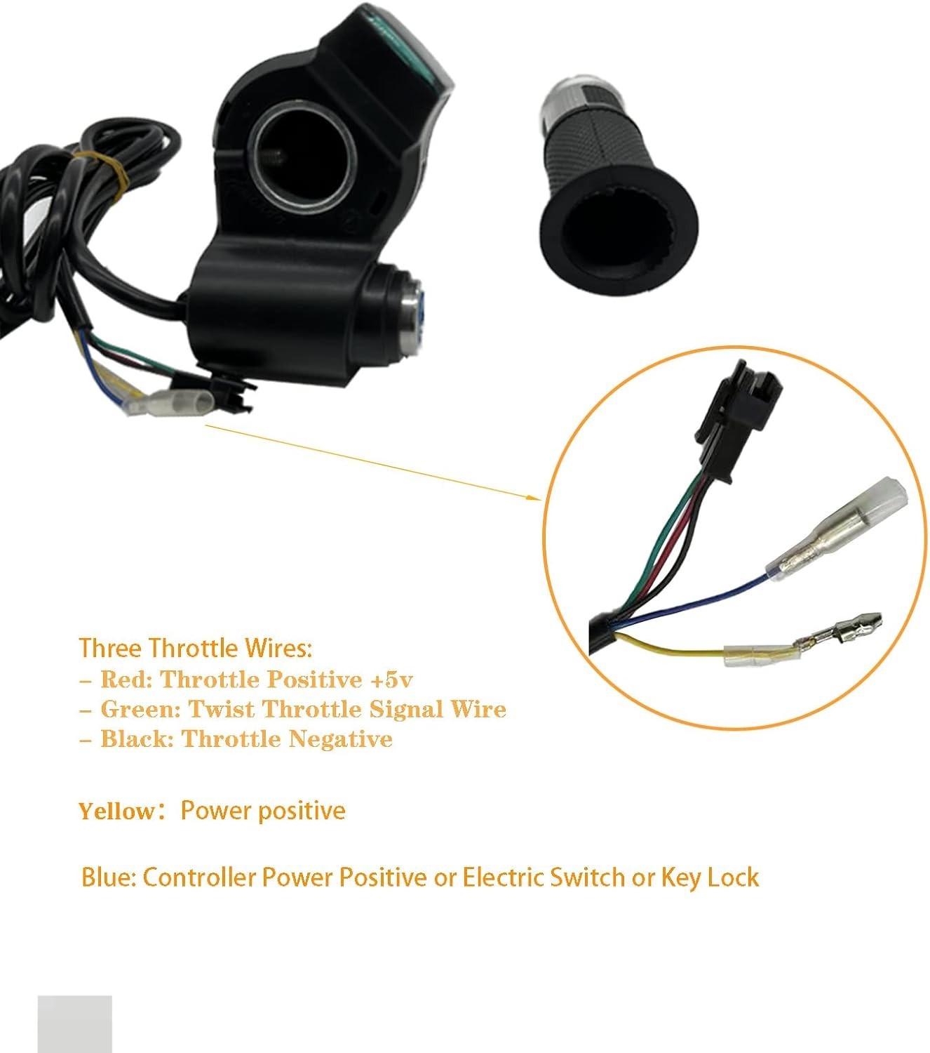 Universal Electric Scooter Twist Handlebar