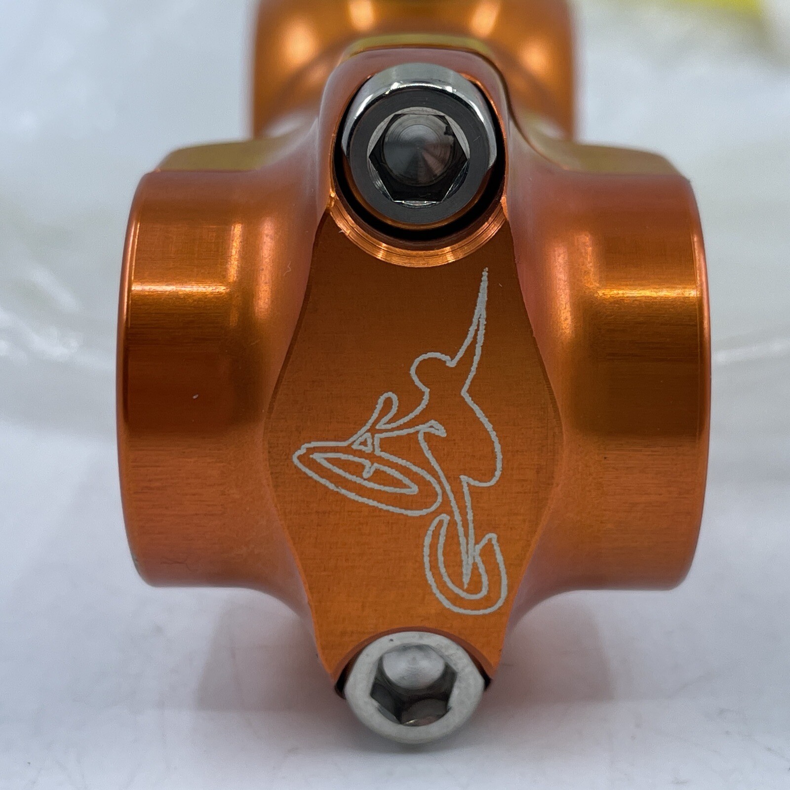 NOS TUNE Germany Road Stem ORANGE 95mm 26.0 Clamp 10° 1-1/8″ Alloy NEW IN BAG