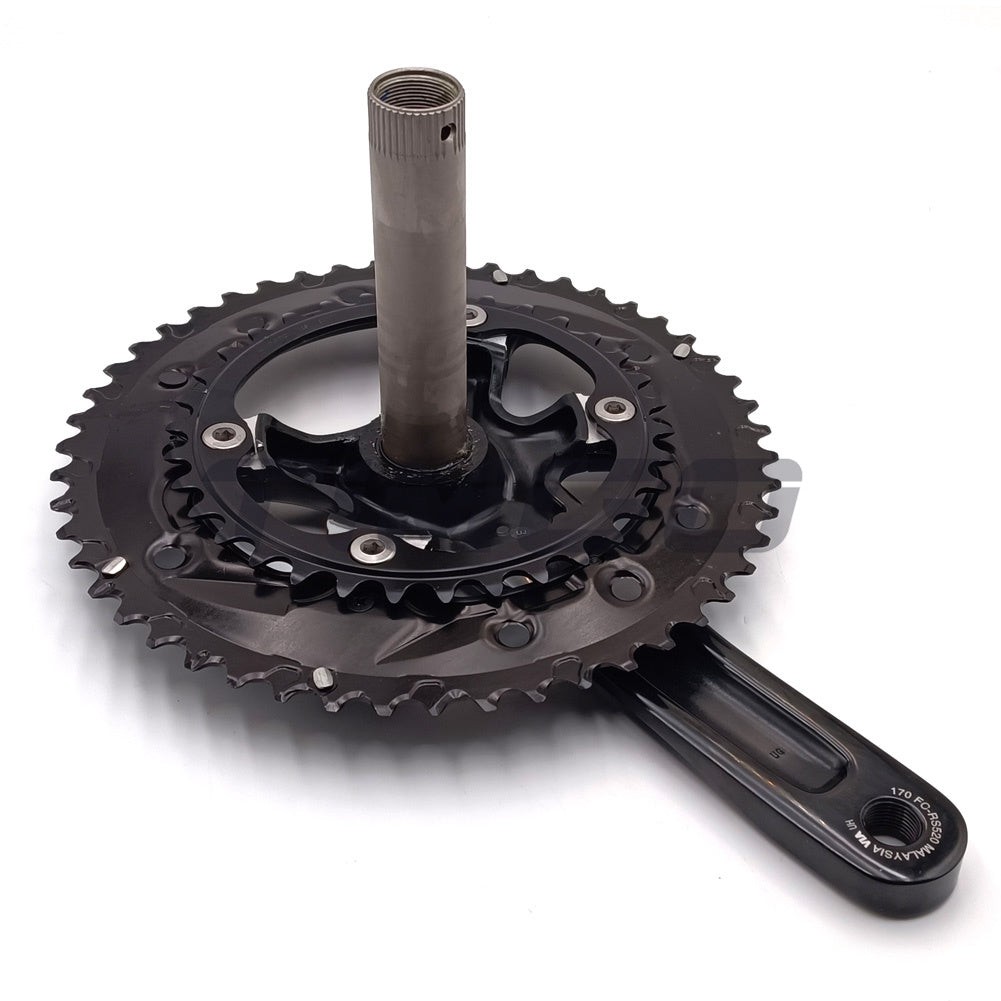 Shimano FC-RS520 2×12 Speed Crankset 50-34T 170mm 2-Piece Crank HollowTech II BB
