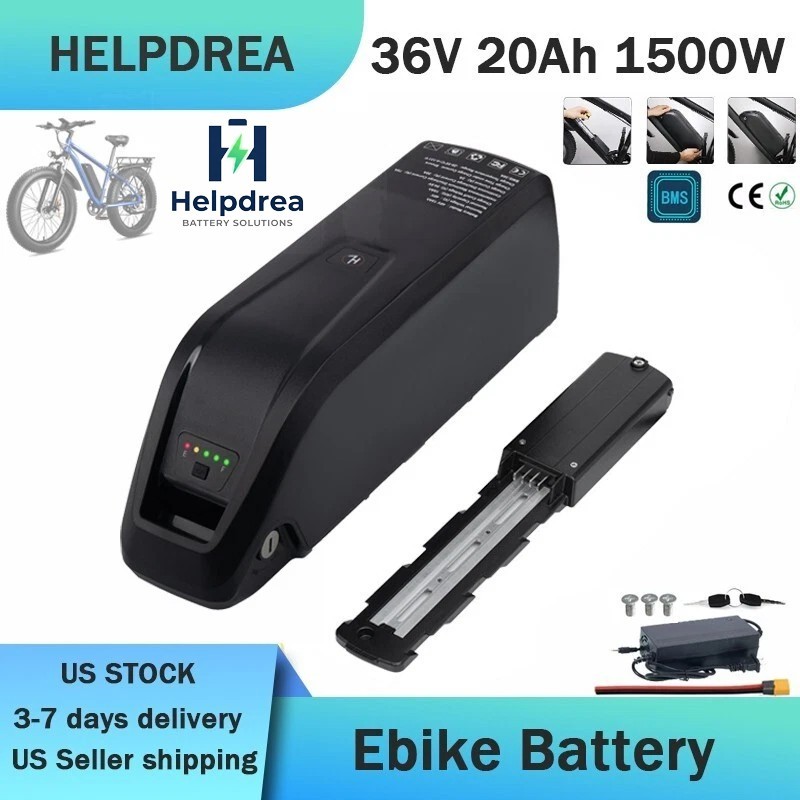 36V 20Ah Lithium Ebike Battery Rechargeable for 750W 1000W 1500W Bicycle Bike