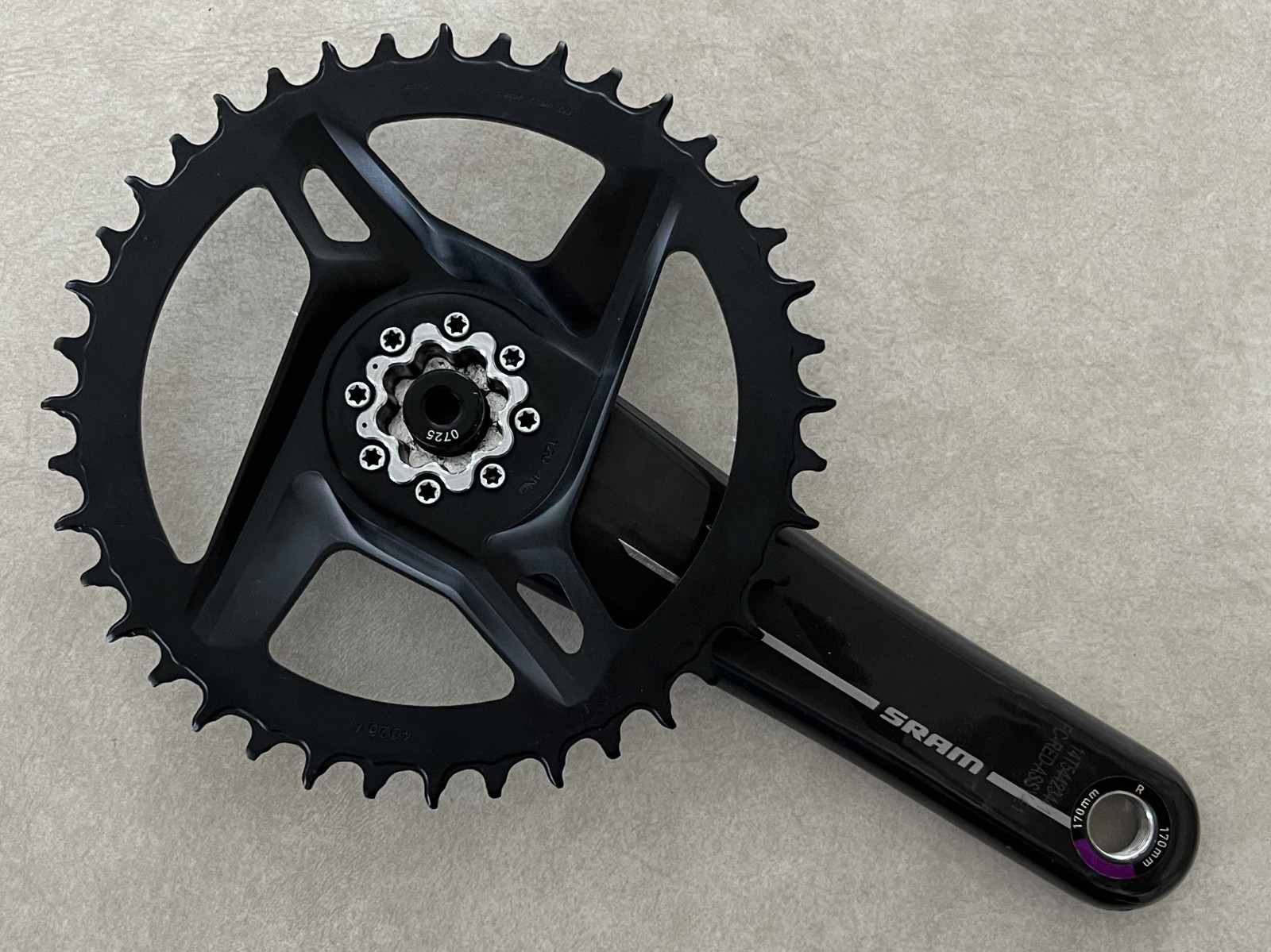 New SRAM Red XPLR Wide DUB Carbon Fiber 170mm 40t 1x 12 13 Direct Mount Crank