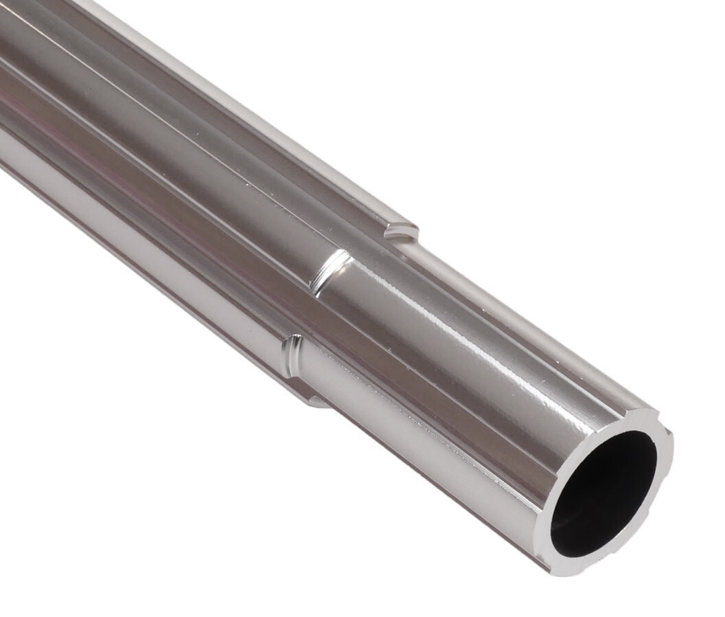 Fluted aluminum alloy bicycle seat post 25.4mm (1″) 450mm – SILVER