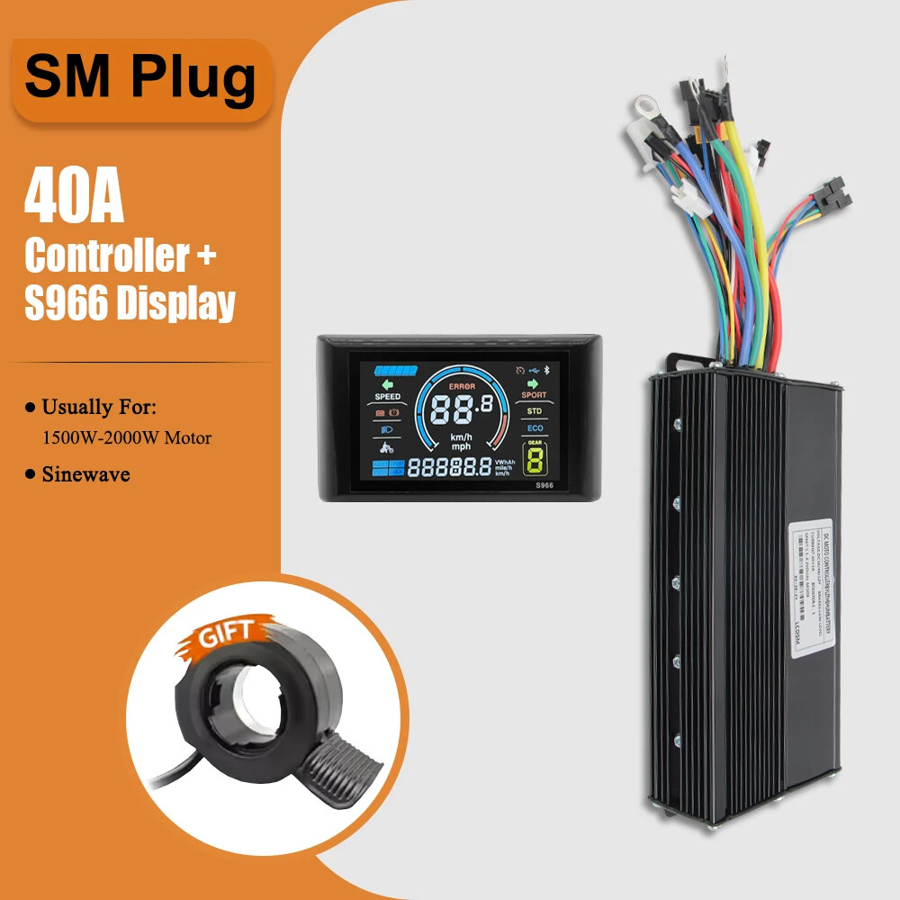 Ebike 36V/48V 40A Three-Mode with Learning Function Controller and LCD Display