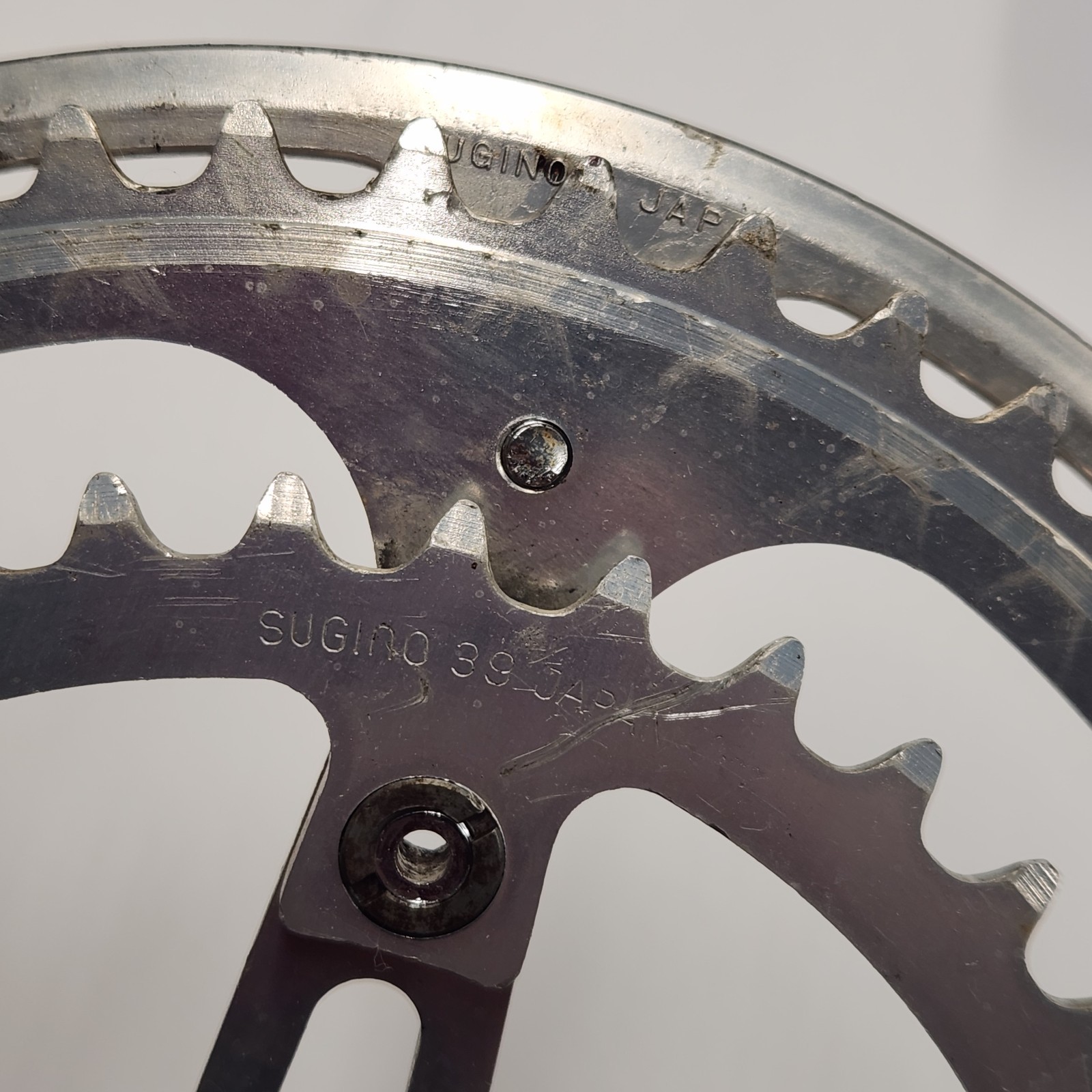 Vintage Sugino Super Maxy Crankset – 52/42 Road Tour Crank 170mm Arms Japan