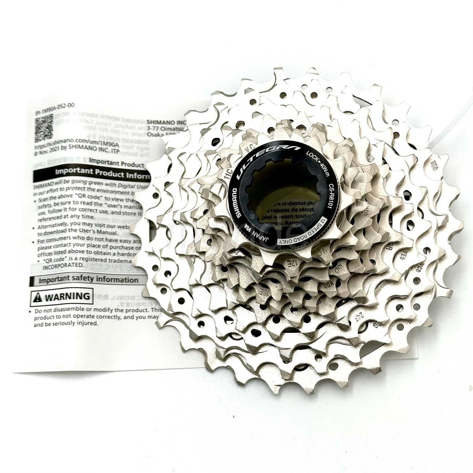 Shimano ULTEGRA CS-R8101-12 Road Cassette Sprocket 11-30T, 12-Speed HYPERGLIDE+