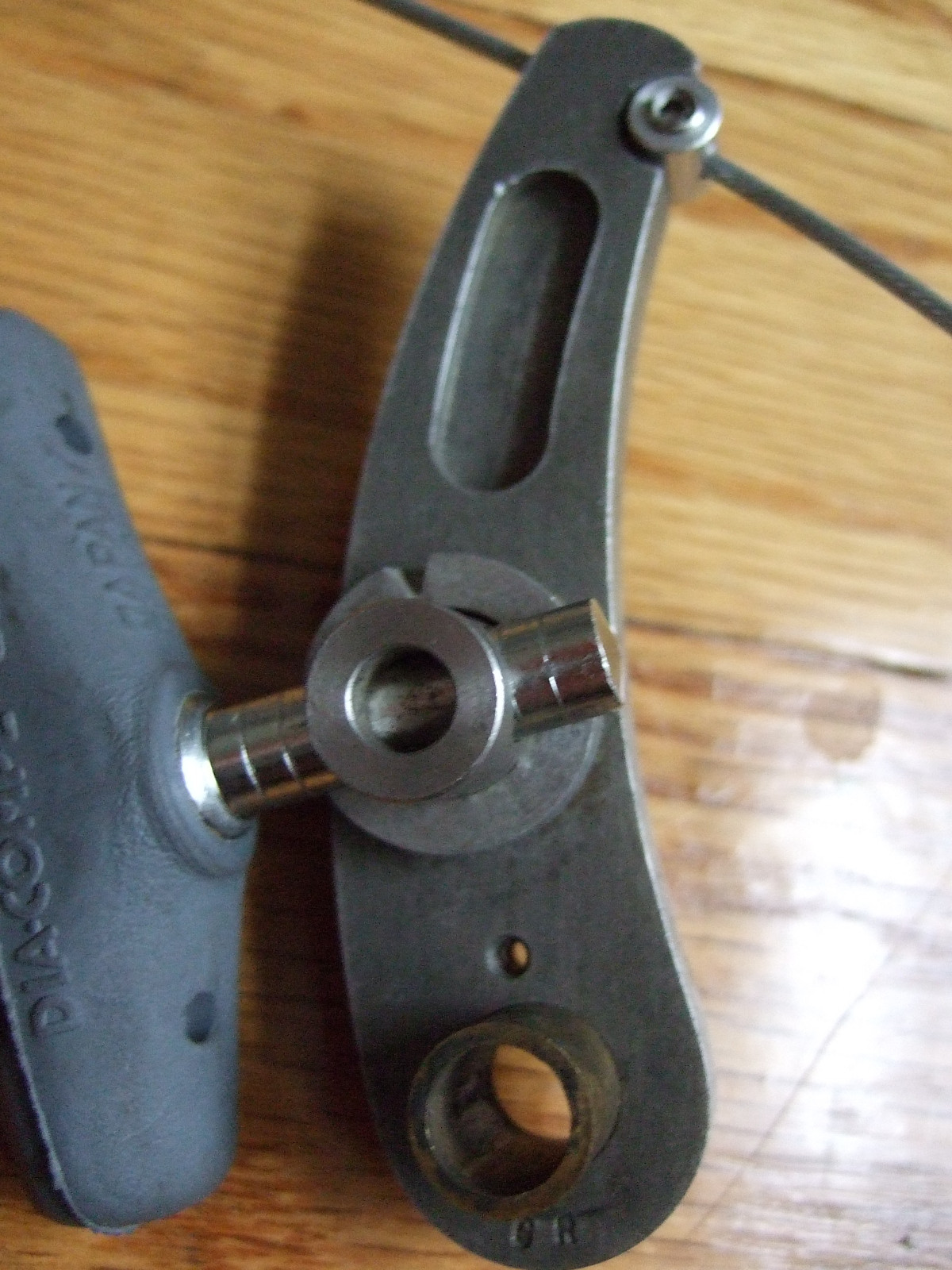 TWO brake straddle cable end clamp vintage Avid Grafton Knarp CNC Cantilever VRC