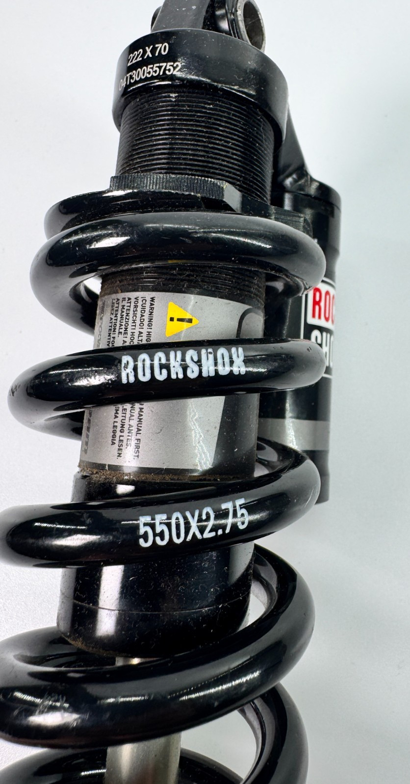 RockShox Kage R Rear Coil Shock 222×70 550×2.75 Spring DH Downhill MTB