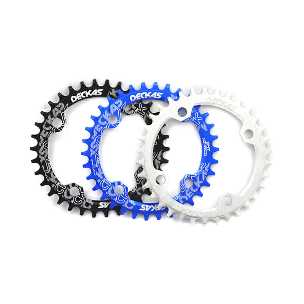 Narrow Wide Round Oval DECKAS Chainring Chain Ring BCD 104mm 32/34/36/38T Bike