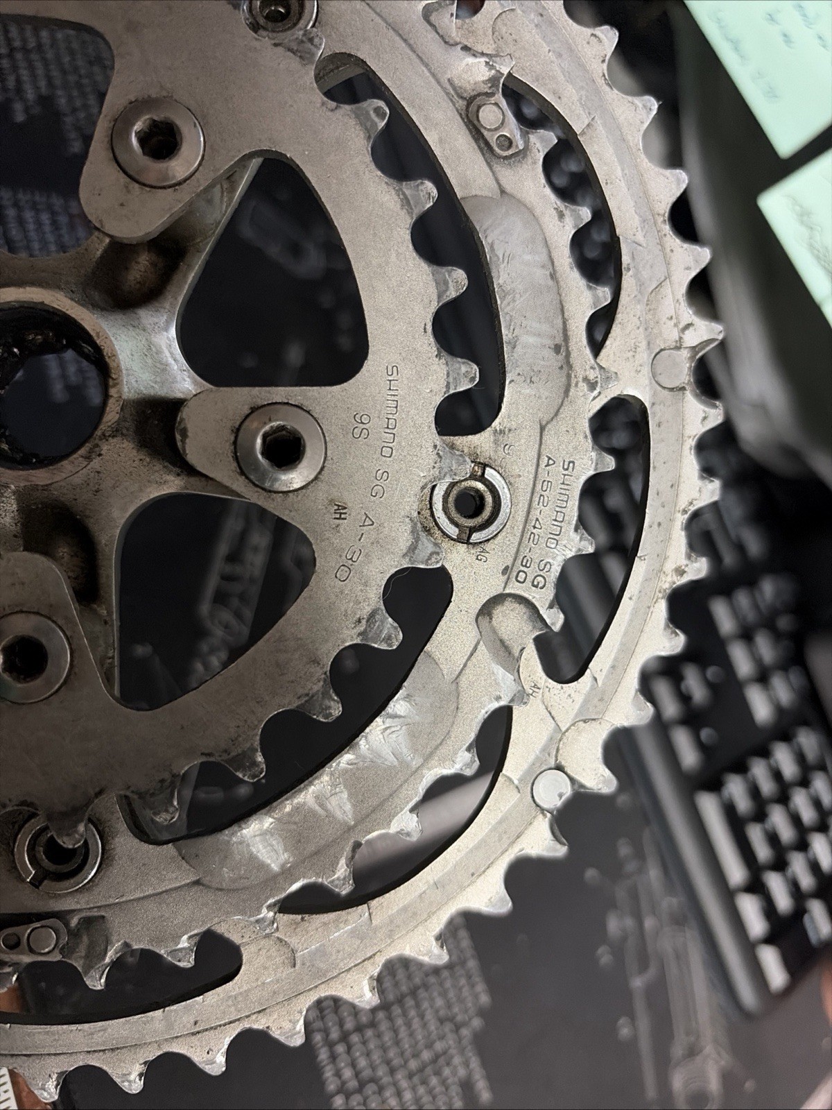 Shimano Ultegra FC-6500/6503 Crankset 175mm Crank Triple 52t/42t/30t Road Bike