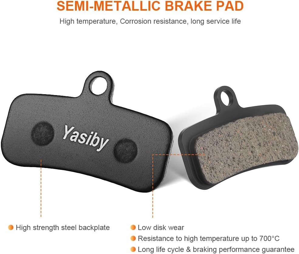 Bike Disc Brake Pads 4 Pairs Shimano MT420 MT520 TRP MTB E-Bike Kit