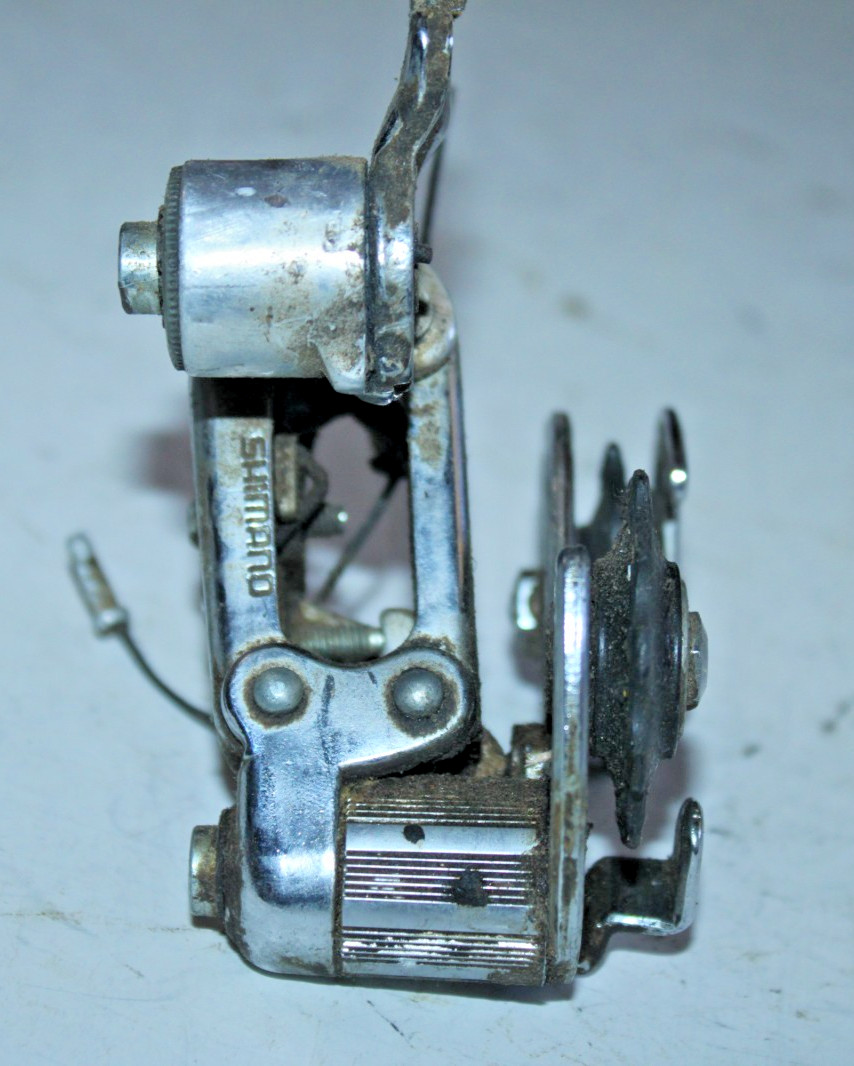 Vintage Shimano Altus Front Rear Derailleurs 2×7 Medium Reach Silver VTG Road :)