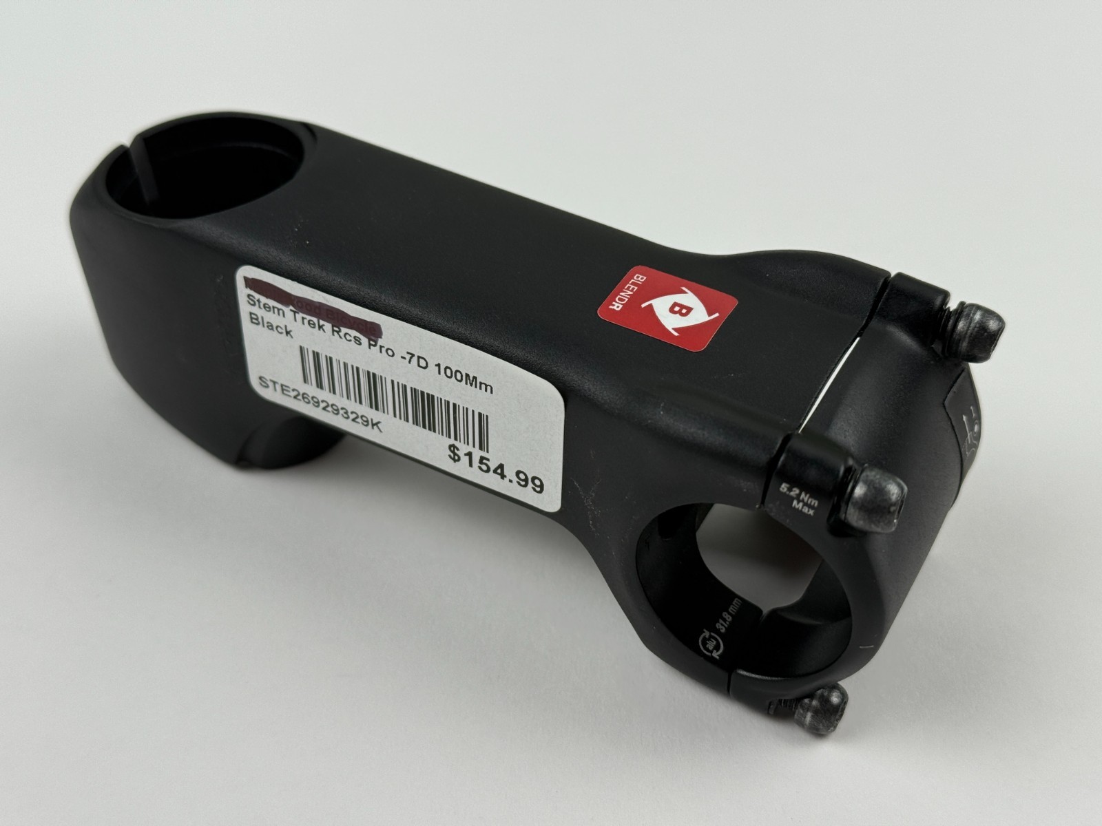 Trek RCS Pro Blendr Stem 31.8 Dia 100mm Length -7 Deg Angle
