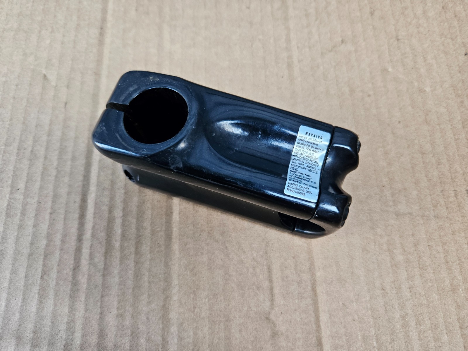 1-1/8″ Specialized Mobius 4-Bolt Threadless Stem 75mm Long x 25.4mm Clamp Black