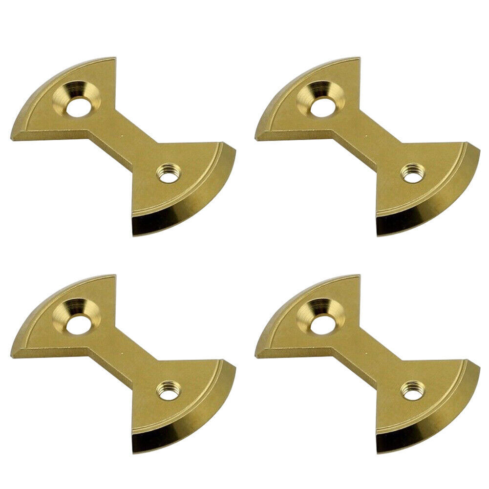 J&L 4pcs Bow tie Titanium Pedal Plate For SpeedPlay Zero & Light Action Titanium