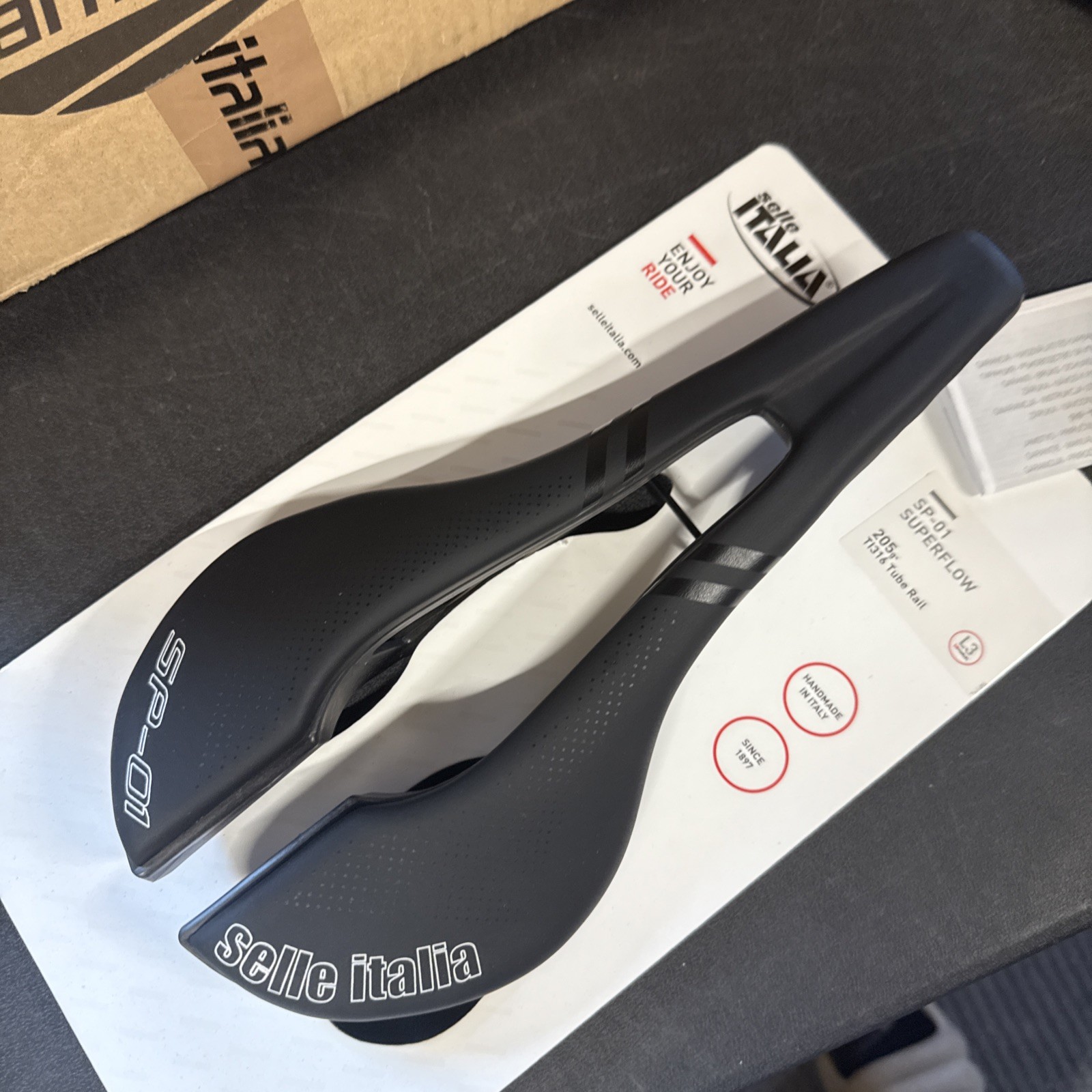 Selle Italia Sp-01 Superflow L3 Ti316 Cycling Saddle Seat (9419-93)