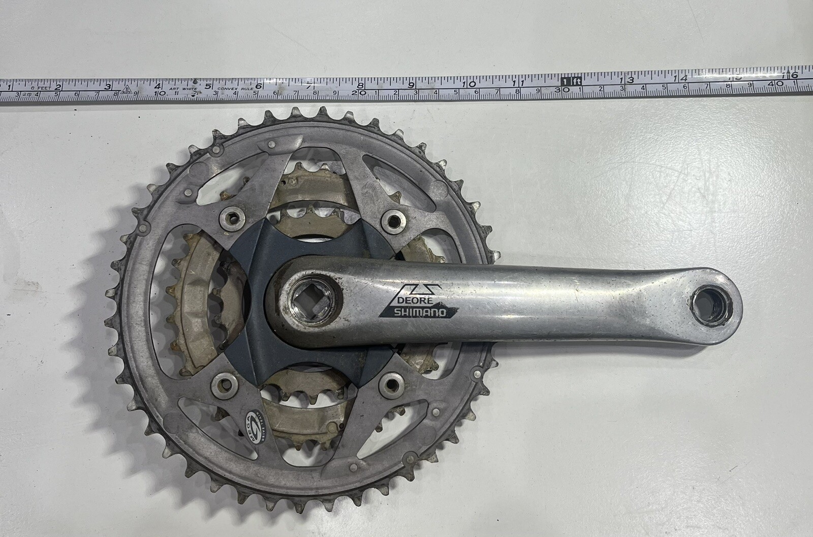 Shimano Deore LX FC-M570 175mm MTB Crankset Chainrings Made in Japan Set of 4