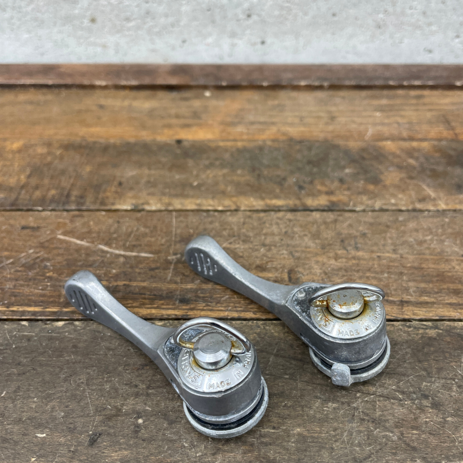 Vintage Sachs Shifters Huret Down Tube Braze On Friction Shift Lever 80s Tour