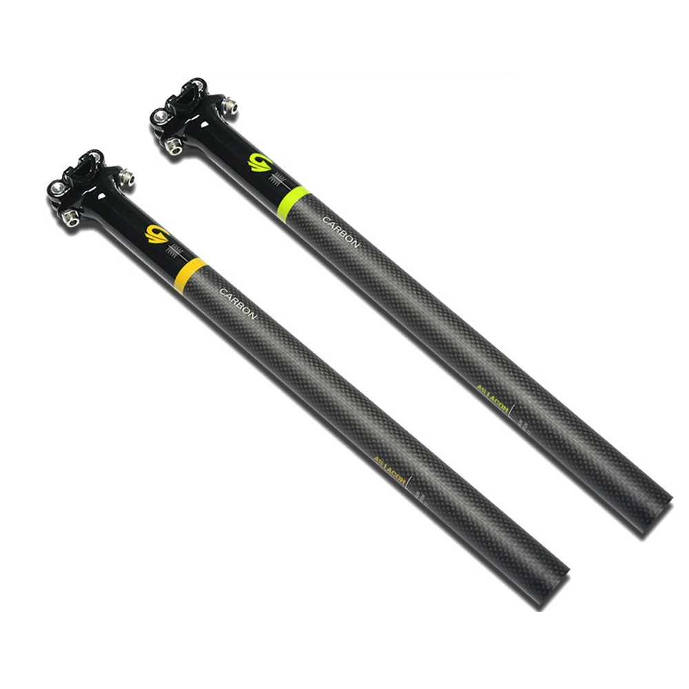 ASIACOM Carbon Fiber MTB Road Bike Ultralight Seat Post 25.4/27.2/30.8/31.6mm