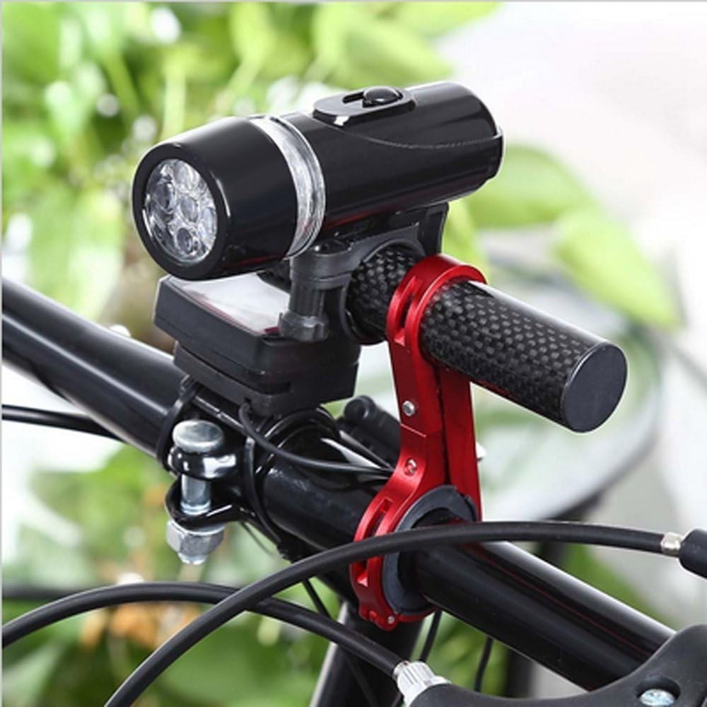 Durable Carbon Fiber Bike Handlebar Extender with Aluminum Clamp – 10cm Length