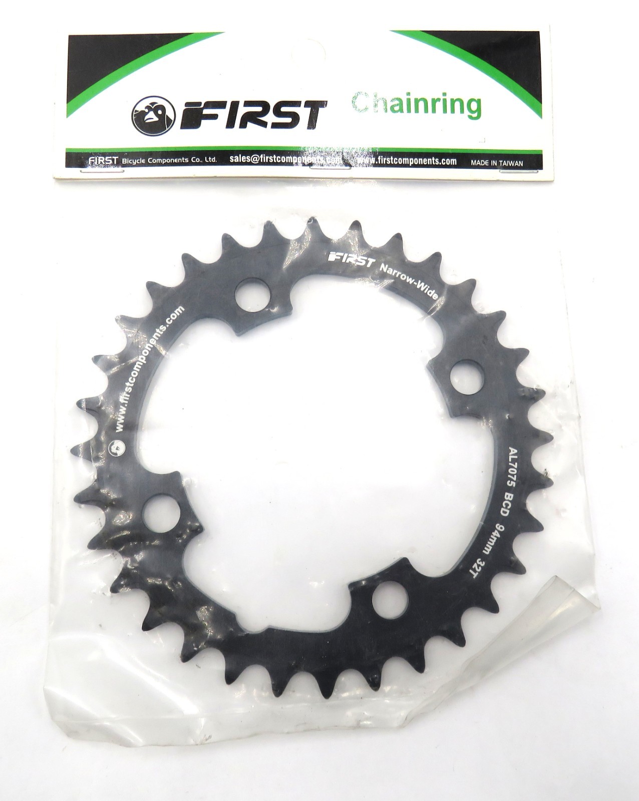 First Bicycle Chainring AL7075 Narrow-Wide 32T x 94mm BCD