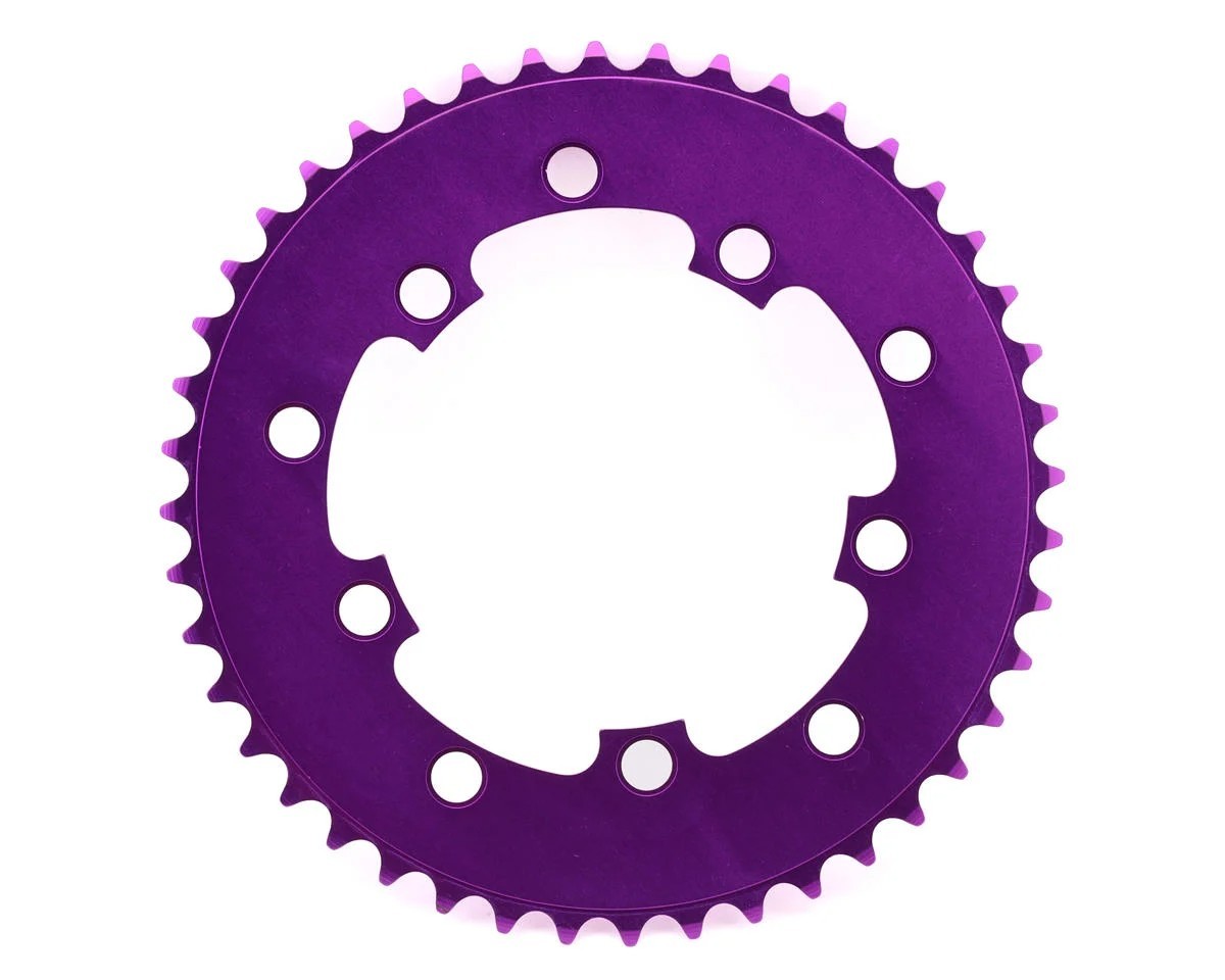 MCS BMX 5-BOLT 110mm CHAINRING USA MADE CNC 44T PURPLE