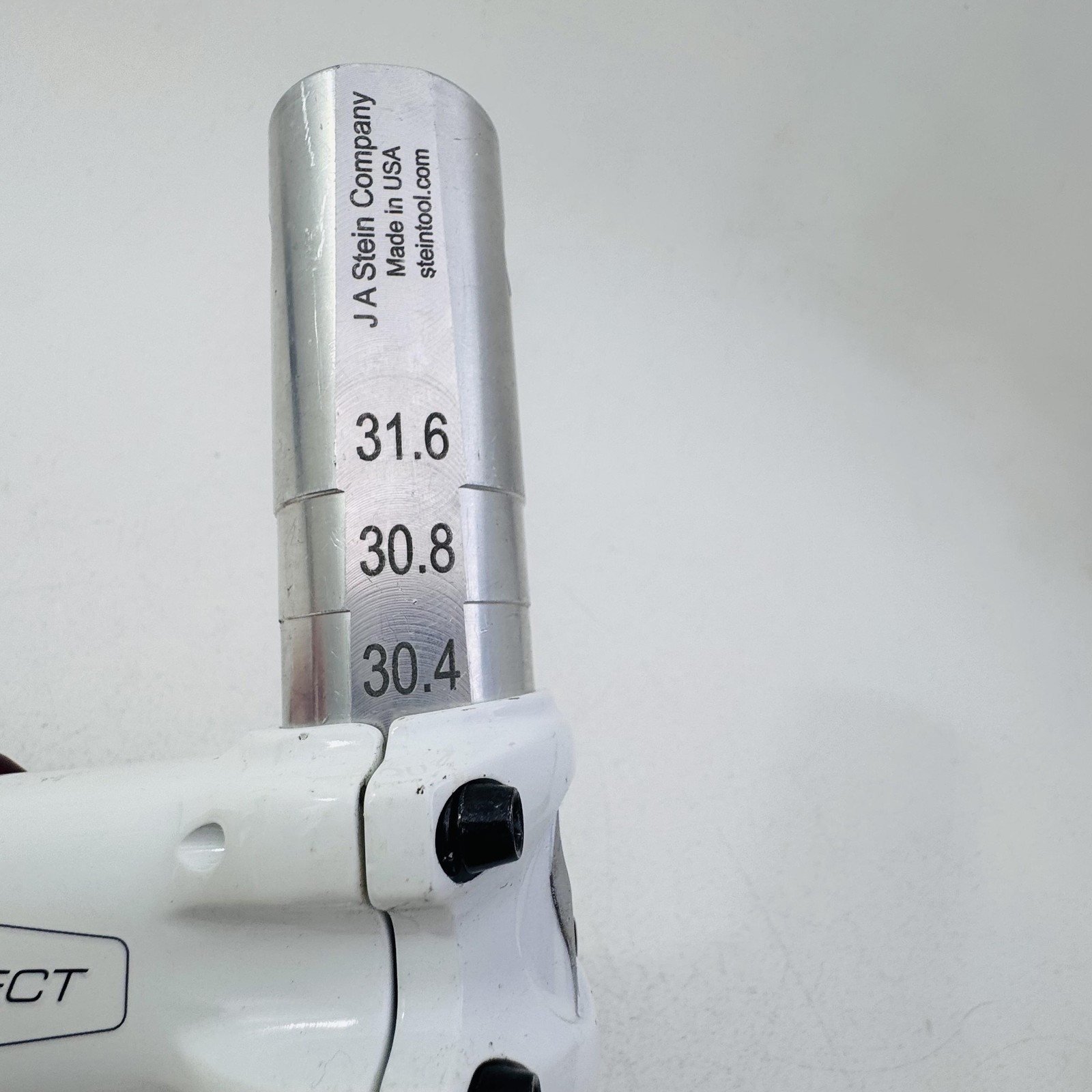 Giant Connect Threadless Stem 100mm 31.8mm 8° White Alloy Road MTB Bike A33