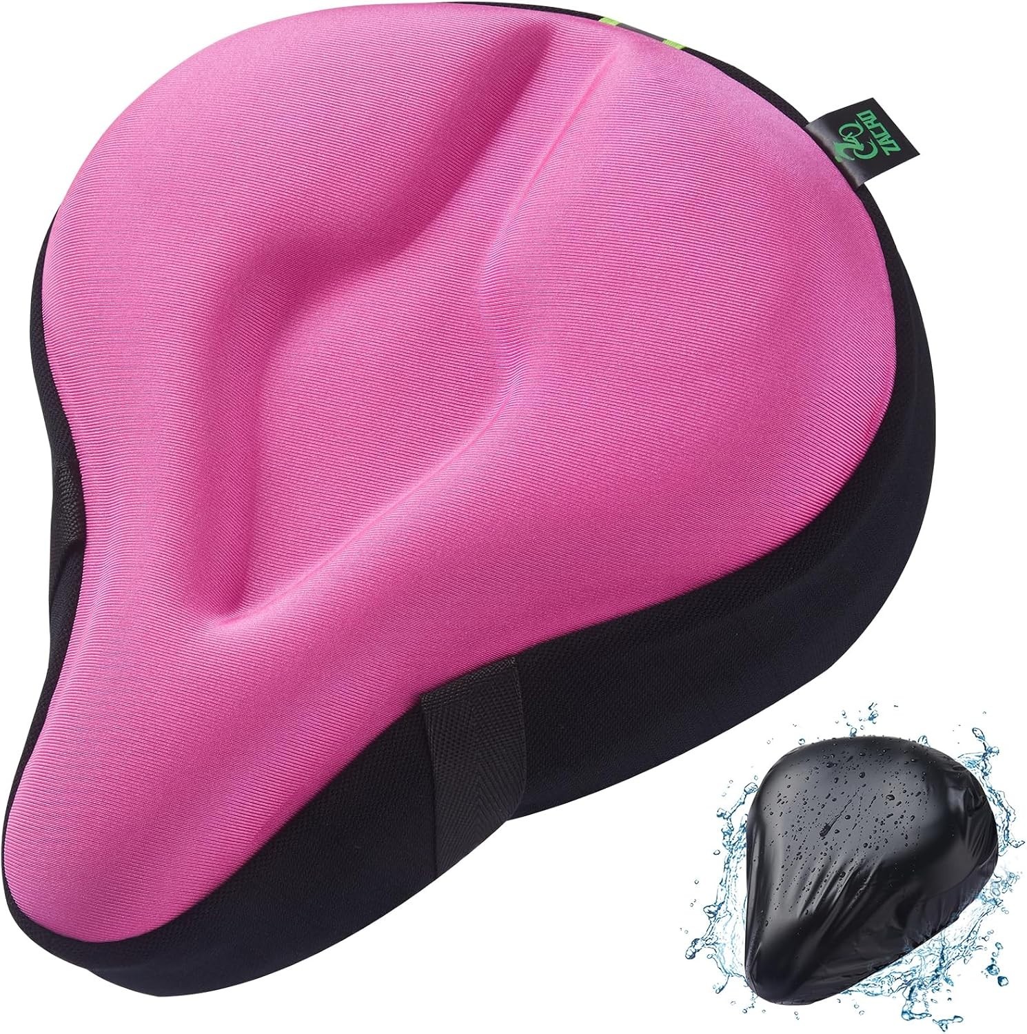 Large Gel Padded Bike Seat Cover – Compatible with Peloton & Mountain Bikes