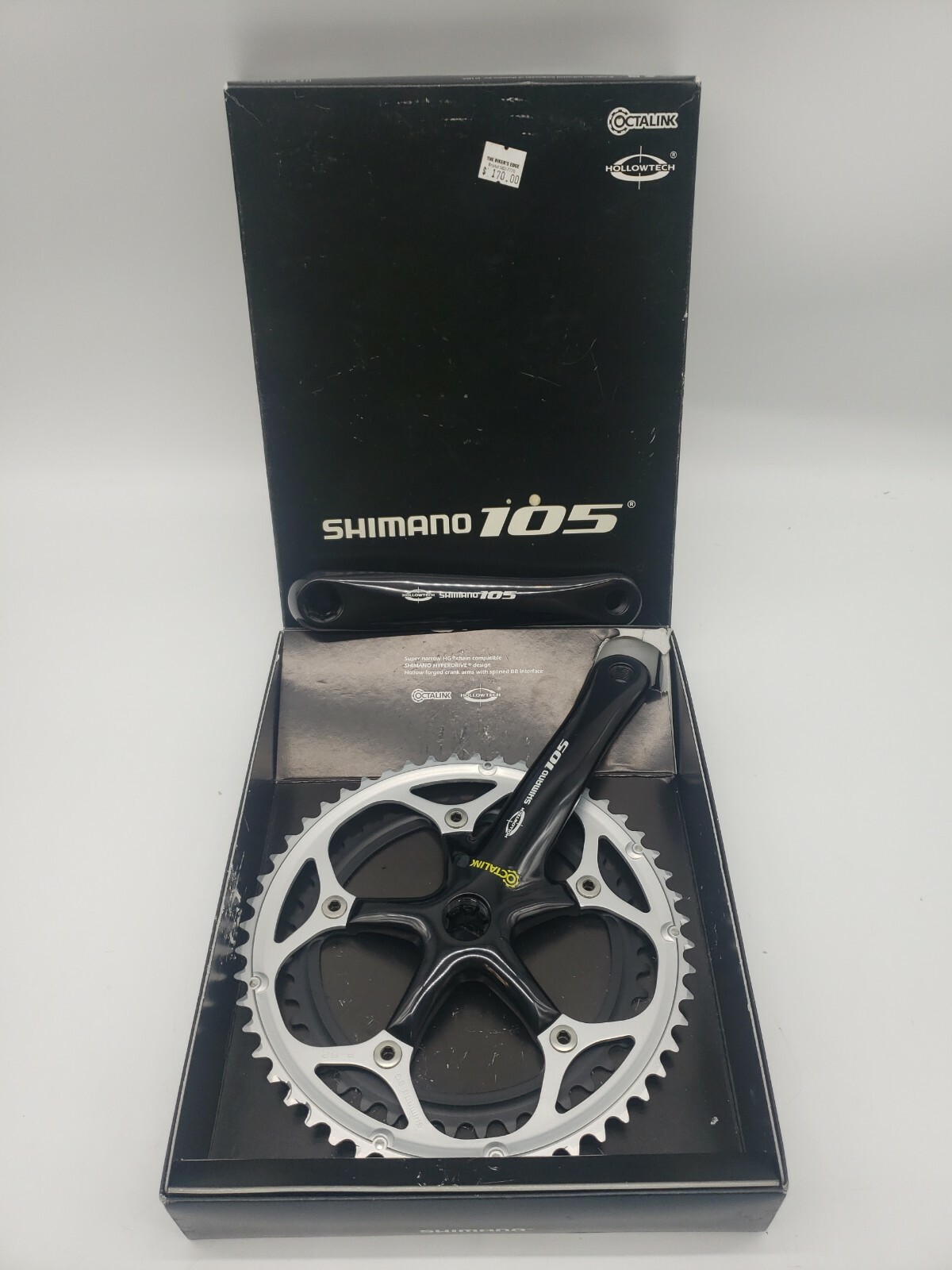 Shimano 105 FC-5505 NEW OLD STOCK 52-42T 170mm Front Chainwheel Crankset