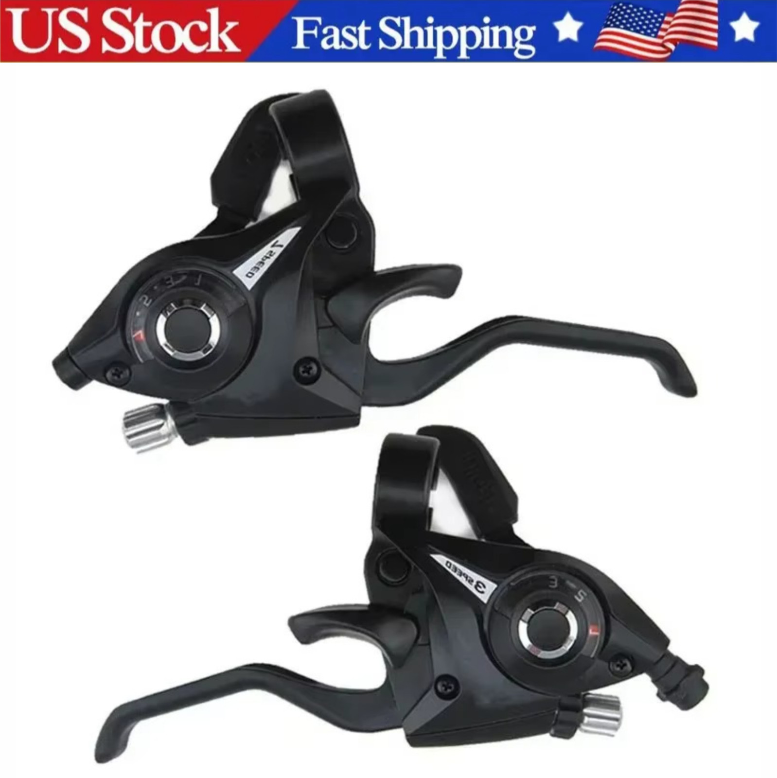Fit For Shimano Derailleurs 3×7 21 Speed Switch MTB Bicycle Shifter Levers Brake