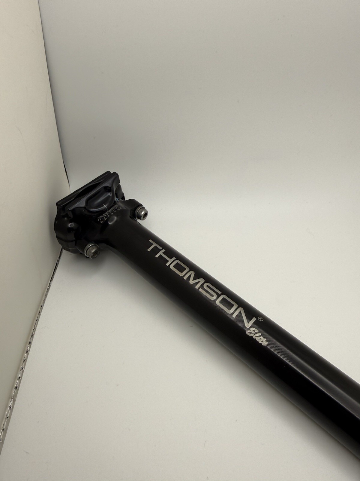Thomson Elite Seatpost 25.4 x 330mm SP-E150 0mm SB 7×7 Black Road MTB Alloy