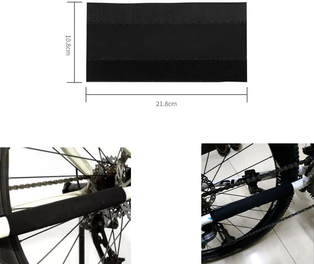 5 Pack Bike Frame Chainstay Protector Universal Neoprene Fabric Wrap Cover Pads