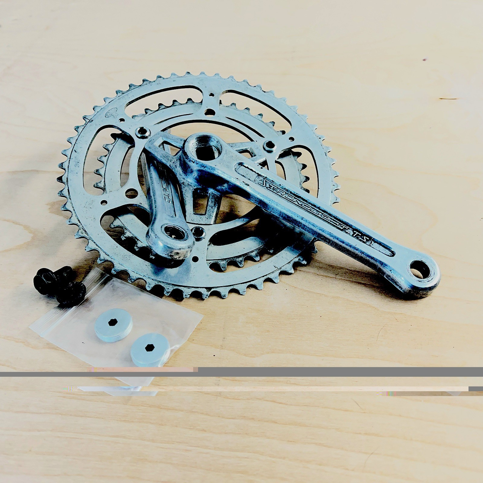 Stronglight Crankset 52/40t 170mm Square Taper 9/16-20