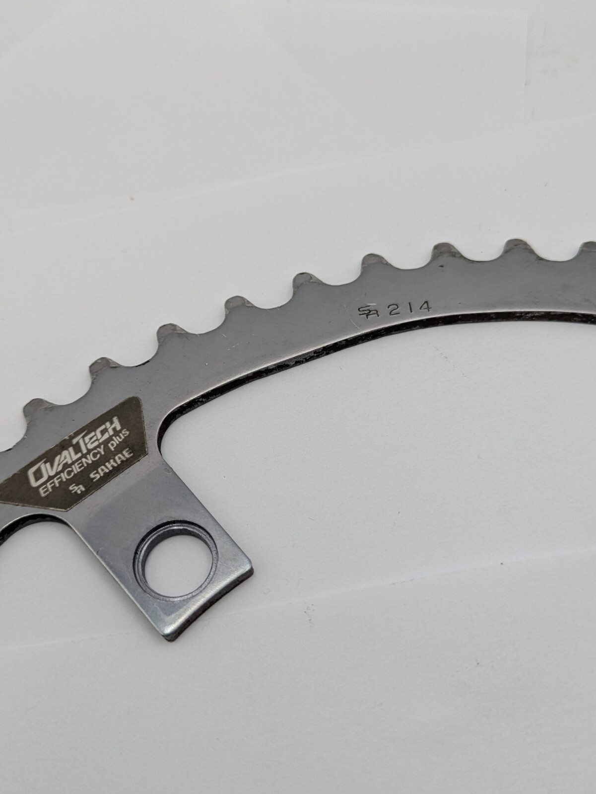 SR SAKAE 52 TOOTH 52T CHAINRING 130MM BCD SILVER 5-ARM ALUMINUM OVAL-TECH 214