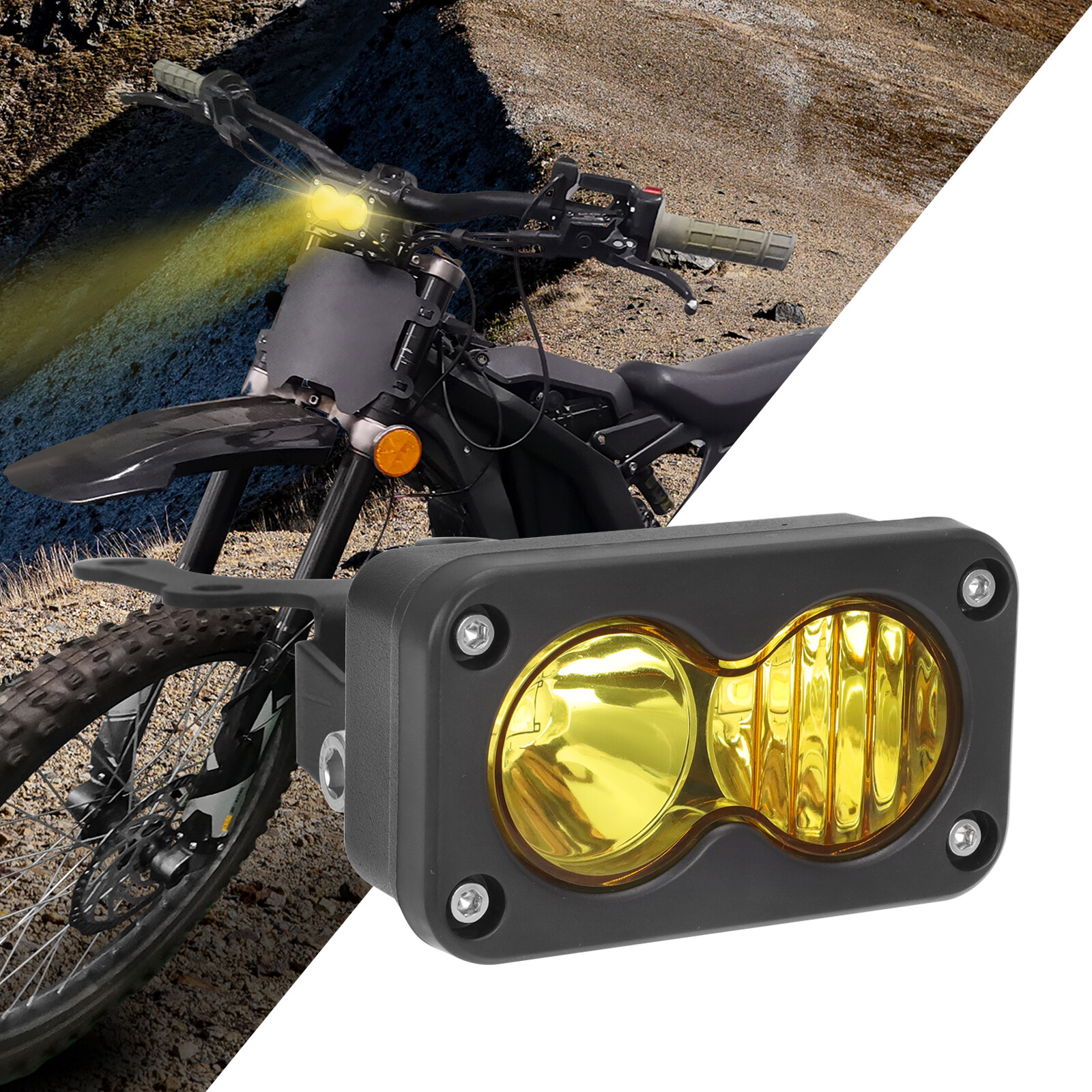 LED Headlight Front Headlamp Light Switch Plug For Talaria Sting R MX4 Dirt Bike