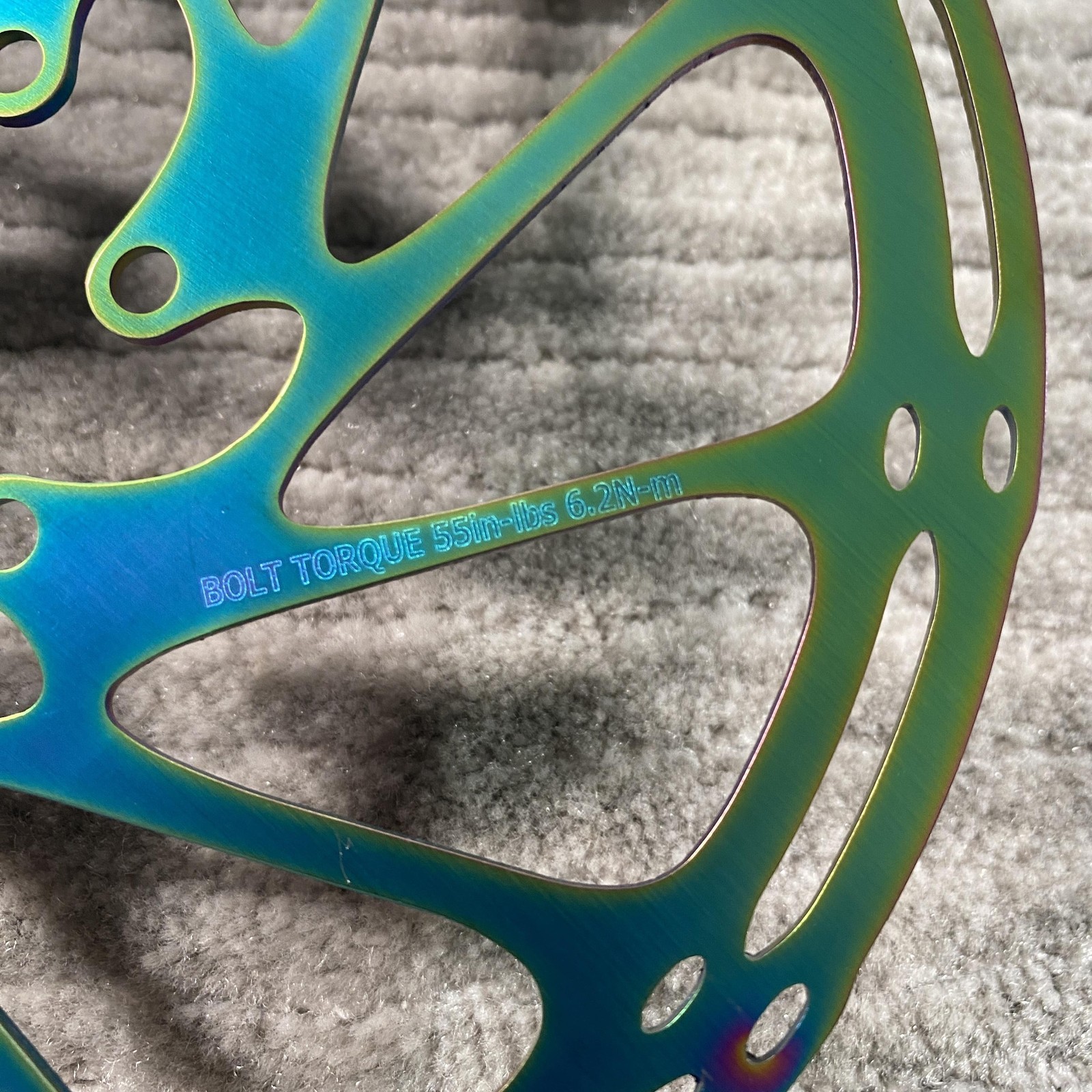Avid CenterLine Disc Brake Rotor 180mm 6-Bolt Multicolor Steel MTB Road Bike