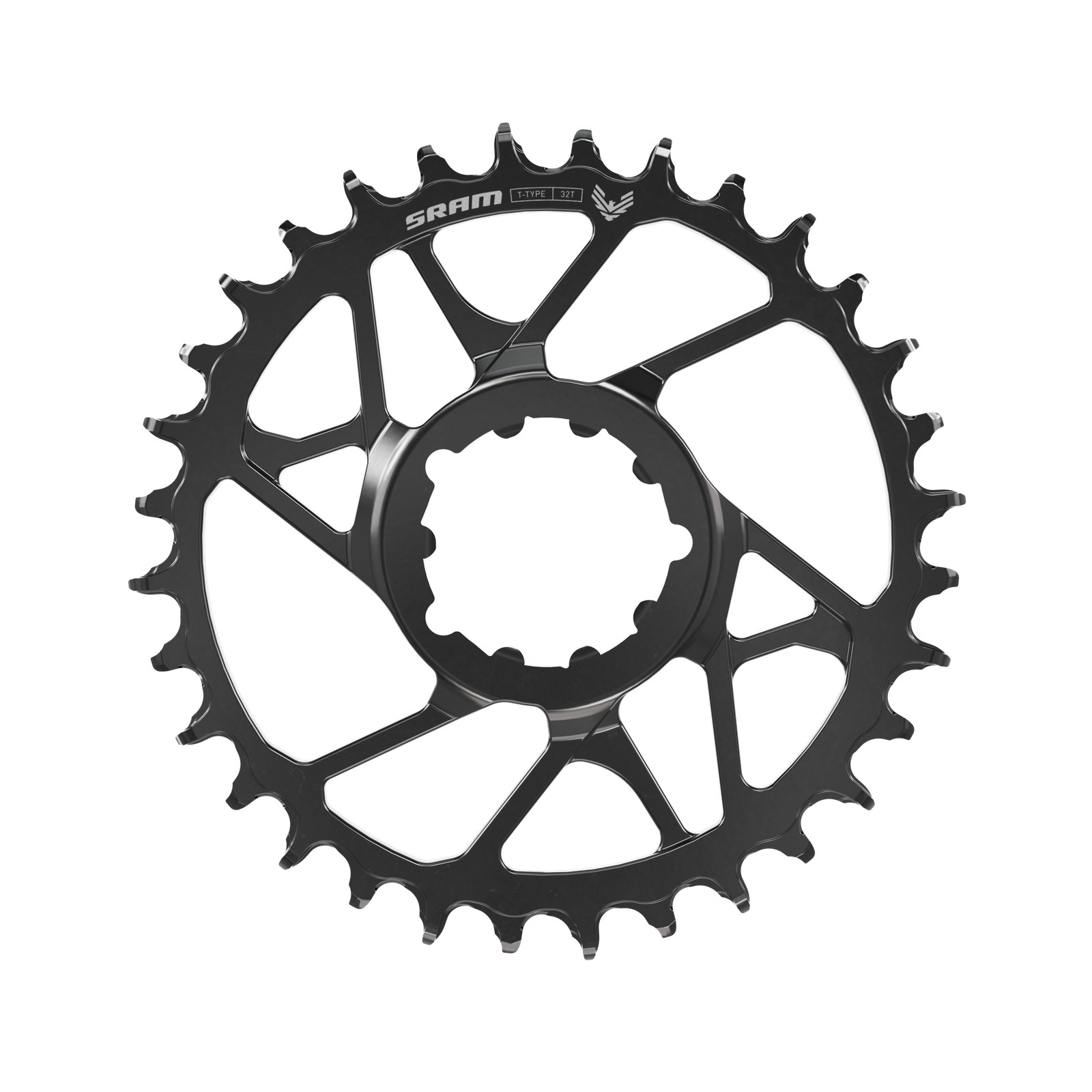 SRAM Eagle 70 T-Type Direct Mount Chainring – 32t, 12-Speed, 3-Bolt Direct