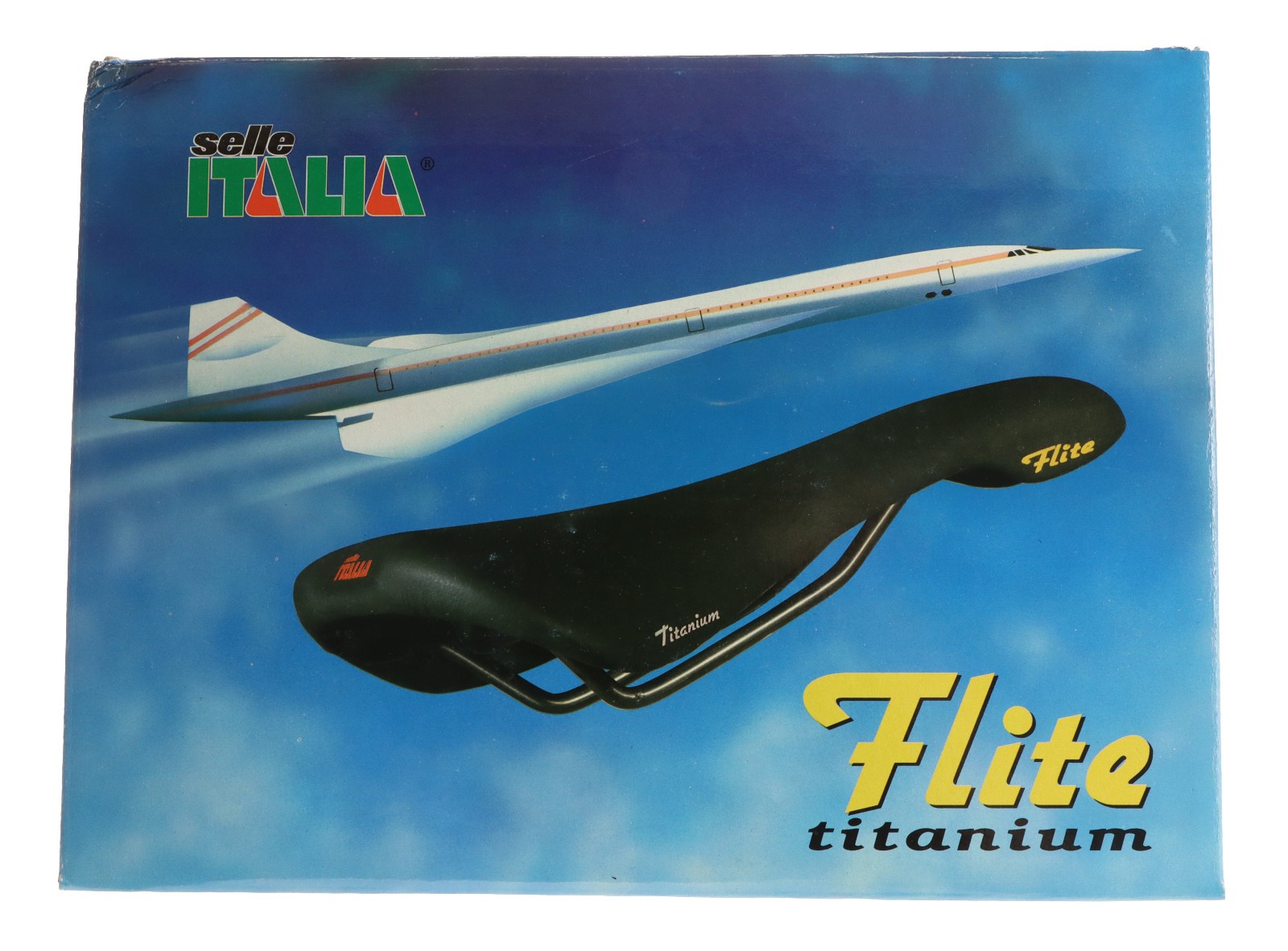 Selle Italia Flite Saddle Titanium Rails Black Made With Kevlar (K) NIB NOS NEW