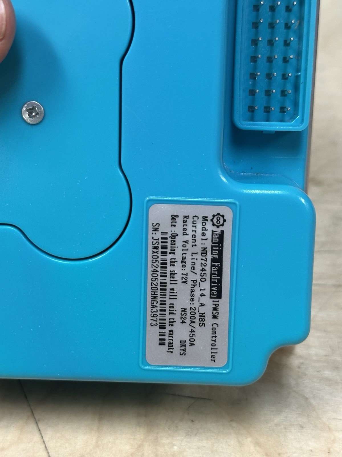 FarDriver ND7450 Controller w BUILT IN Bluetooth, 48-72V, 350A Line, 680 Phase