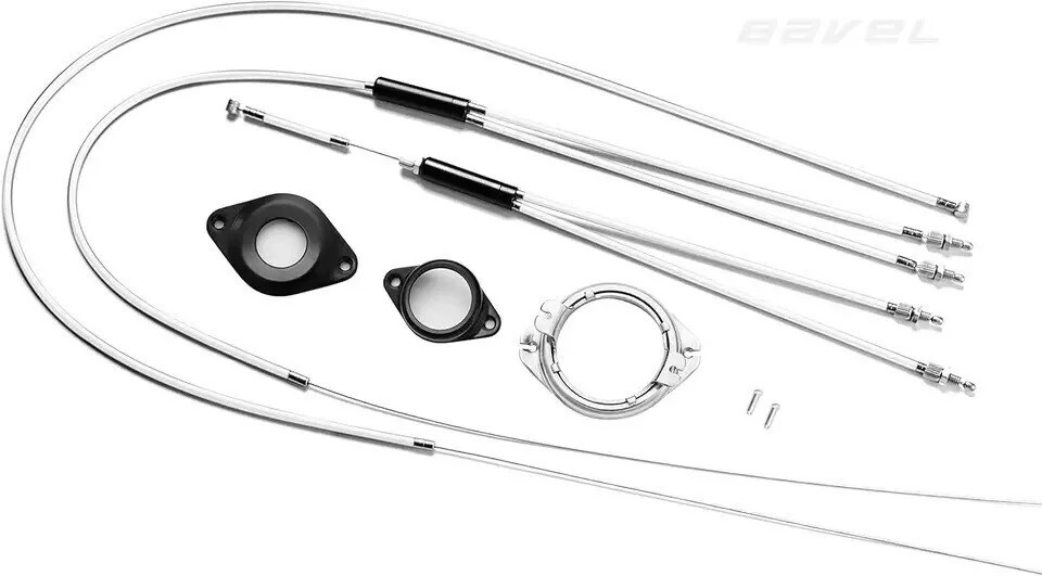 BMX Bike Gyro Brake Cables Front + Rear Upper + Lower Spinner Rotor Set Kit