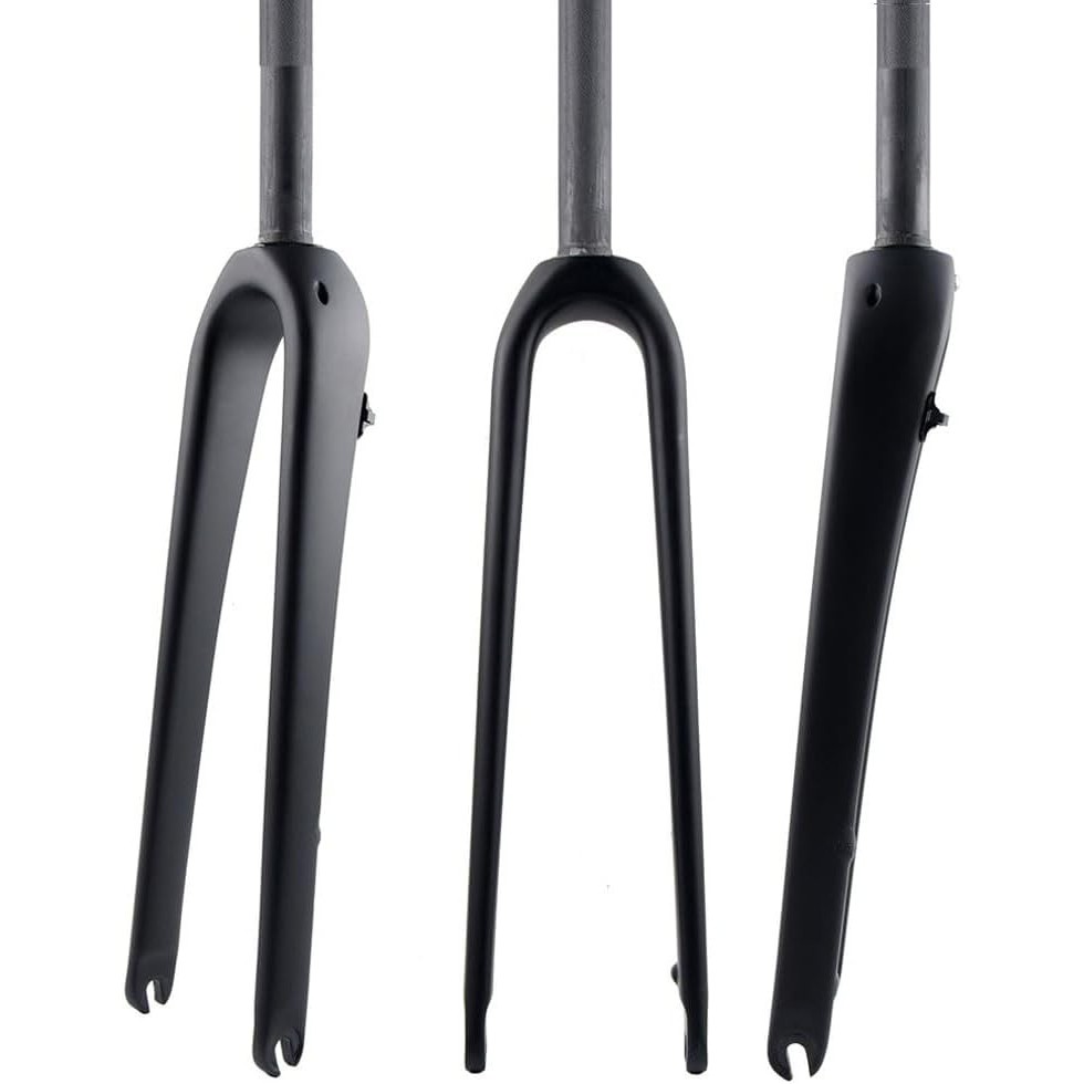 700C 42C Carbon fiber 1 1/8 road Gravel bike QR Fork – Flat Mount disc – matte