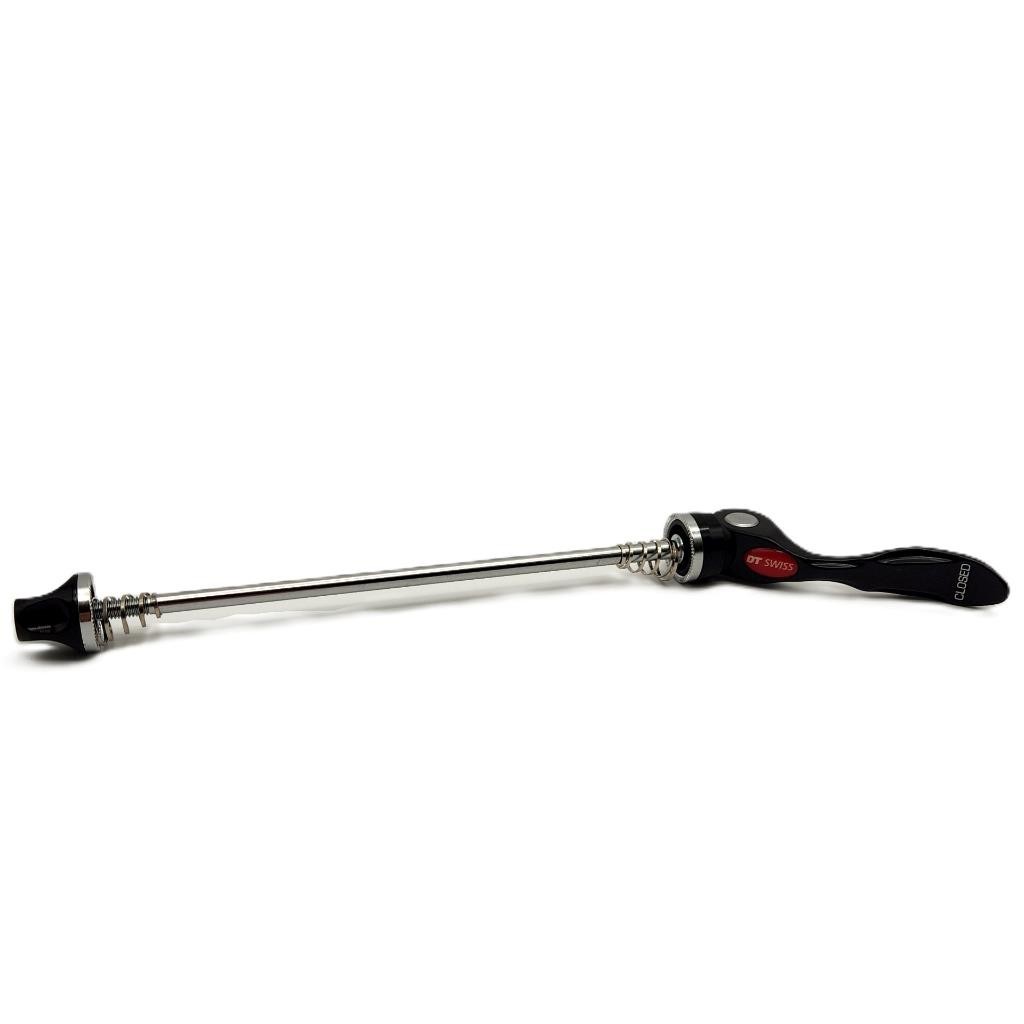 DT Swiss Rear Quick Release Skewer 130mm Road QR Black/Silver Stainless Steel