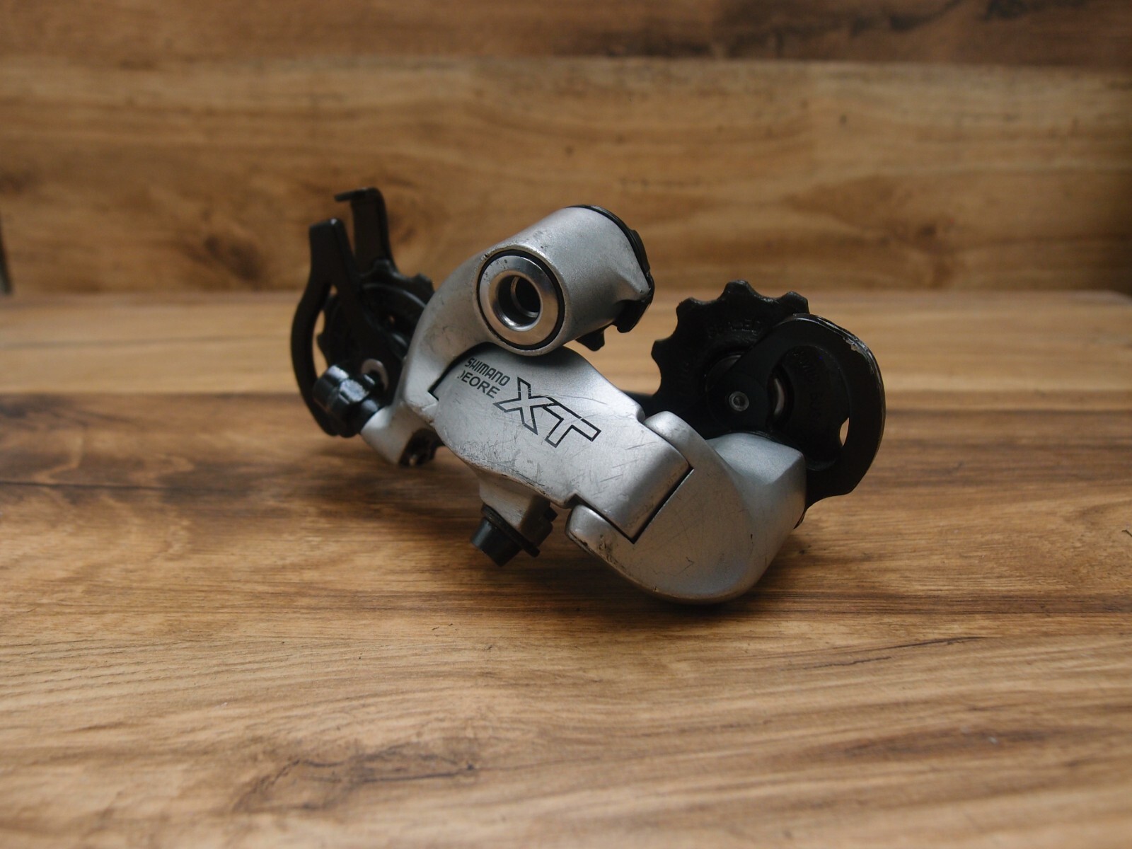 1998 rear derailleur Shimano Deore XT RD-M750 Mega Drive VIA Japan long cage 9sp