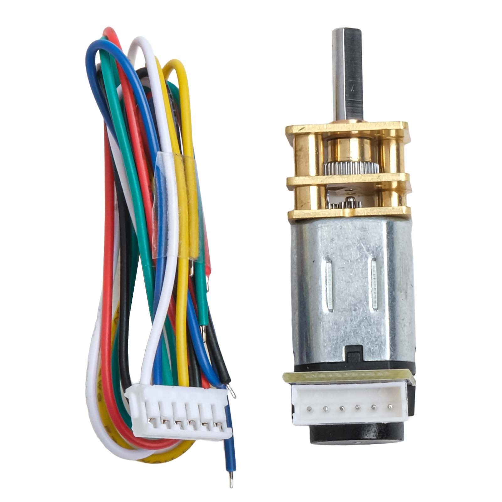 Encoder Equipped Metal Gear Motor for GA12 For N20 for DIY Applications
