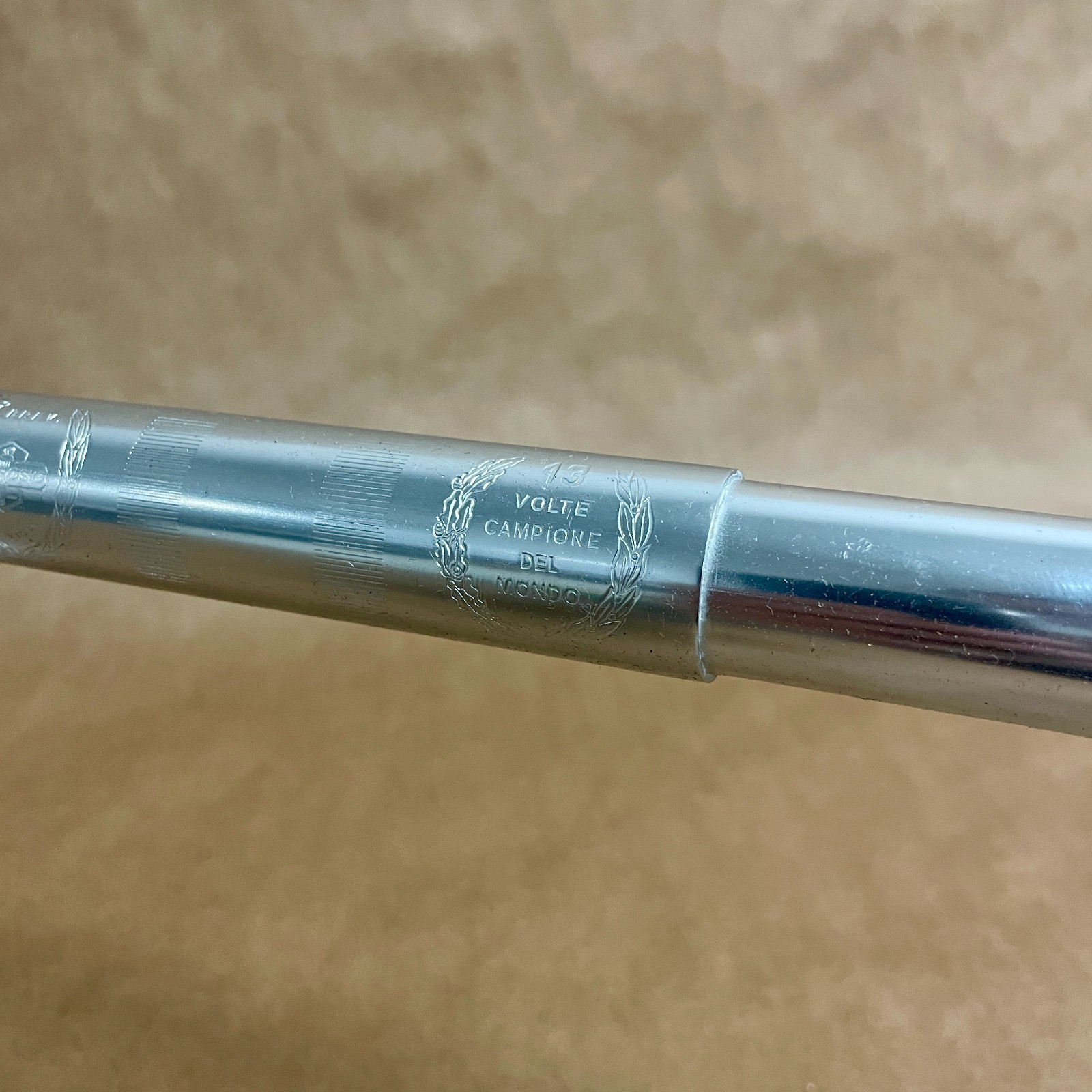 NOS 41cm Ambrosio 13 Volte Campione del Mondo Aluminum Handlebars 26.4mm Clamp