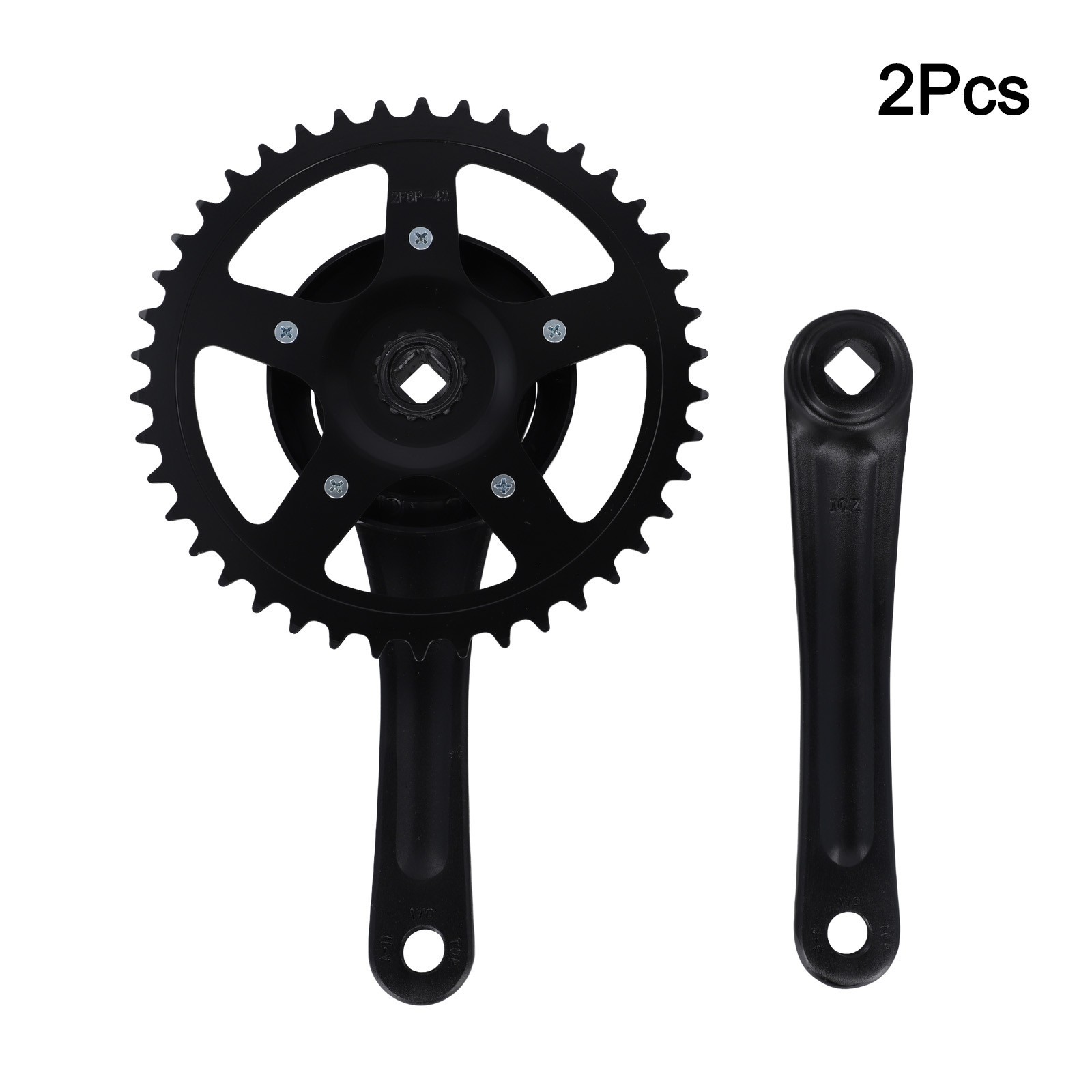 Premium For Fixie Bike Chainset 42T 170mm Crankset for Electric and MTB Bikes