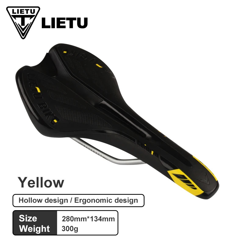 LIETU Bicycle Saddle MTB Road Bike Cycling Silicone Skid-Proof Saddle Seat Silic