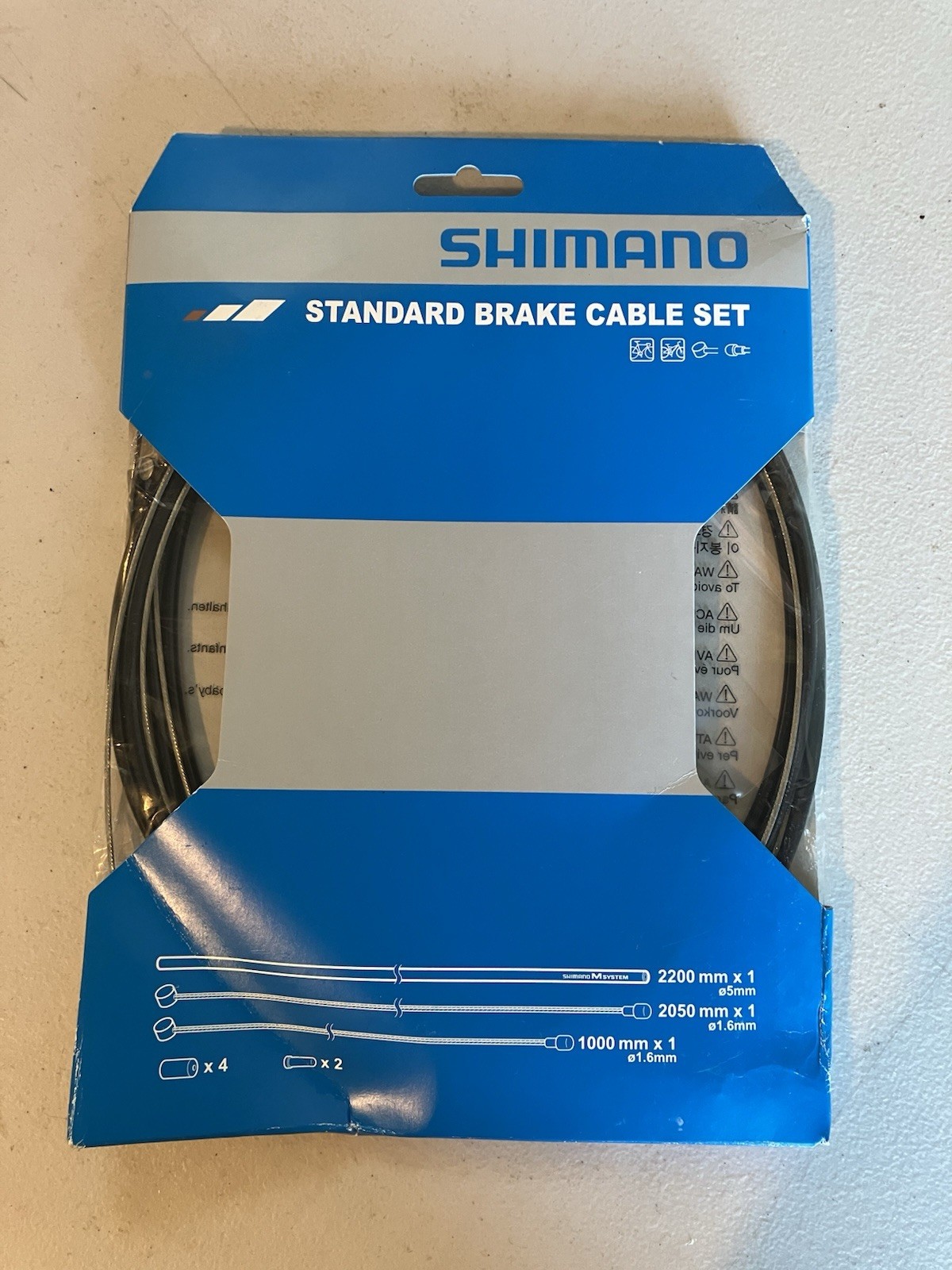 Shimano Universal Brake Cable & Housing Set Y80098022 – Black