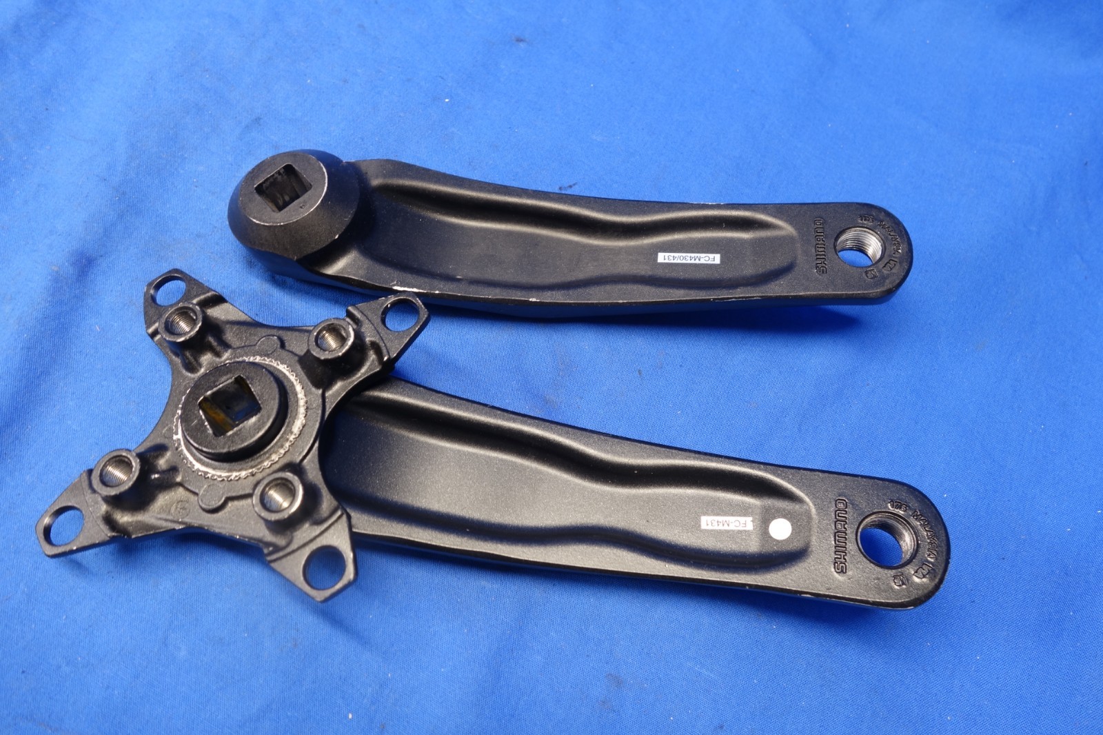 Shimano FC-M341 Crank Arms, 104/64mm BCD, 175mm, Square drive