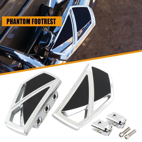 Motorcycle Floorboards Phantom Front Foot Pegs Footrest for Harley Chrome