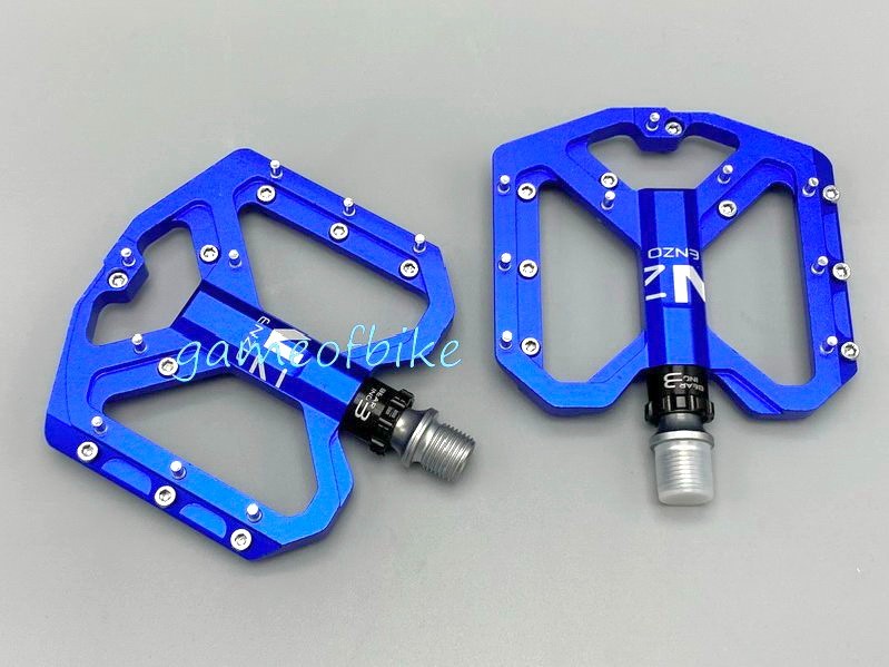 Non-Slip 9/16″ Road Bike Pedal Flat Platform MTB Fixie Bicycle Pedals 3 Bearings